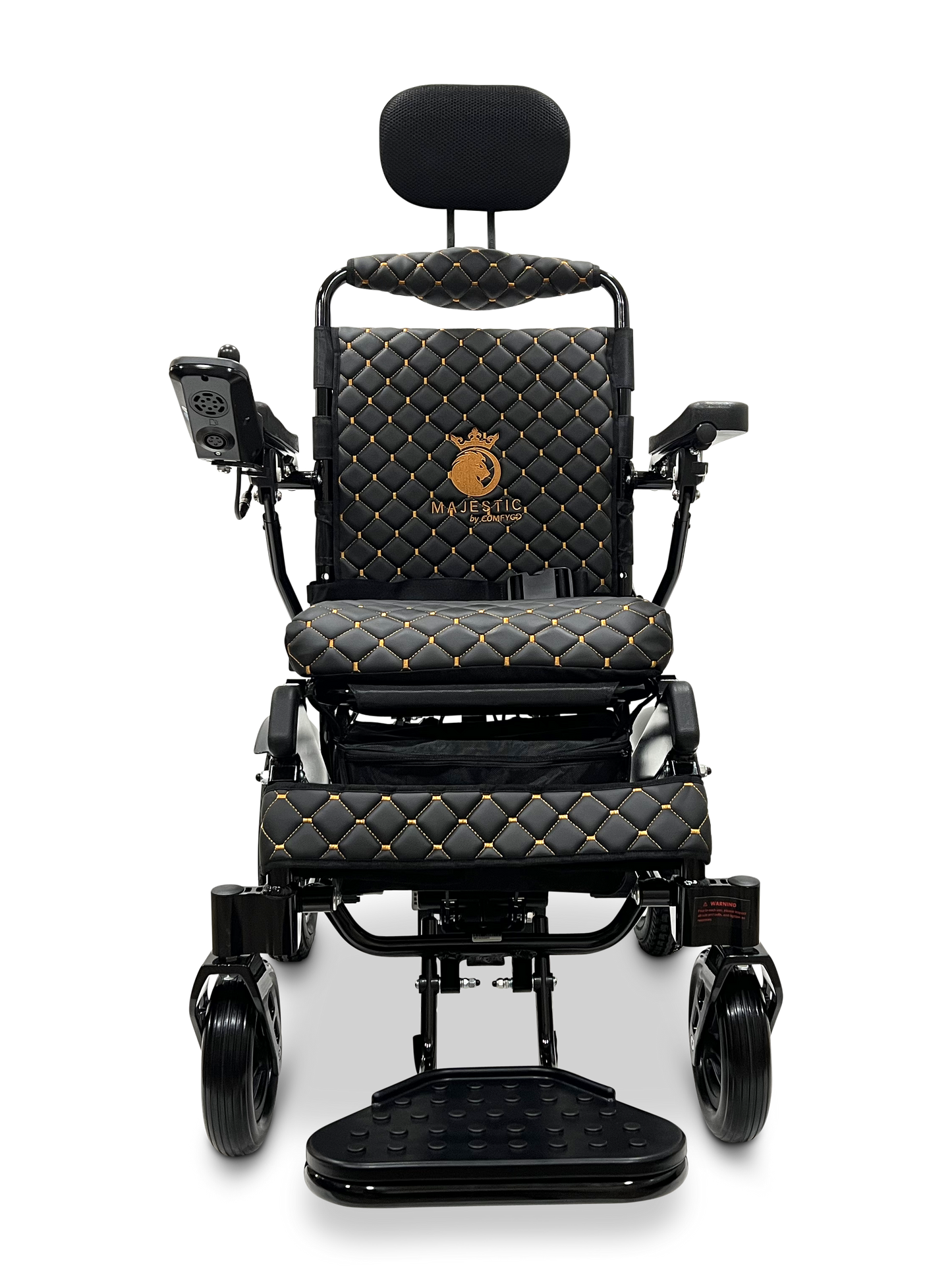 MAJESTIC IQ-9000 Auto Recline Remote Controlled Electric Wheelchair Black Black