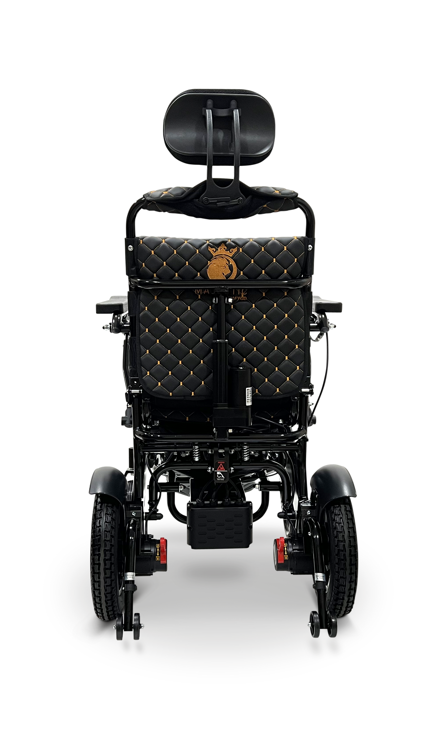 MAJESTIC IQ-9000 Auto Recline Remote Controlled Electric Wheelchair Black Black