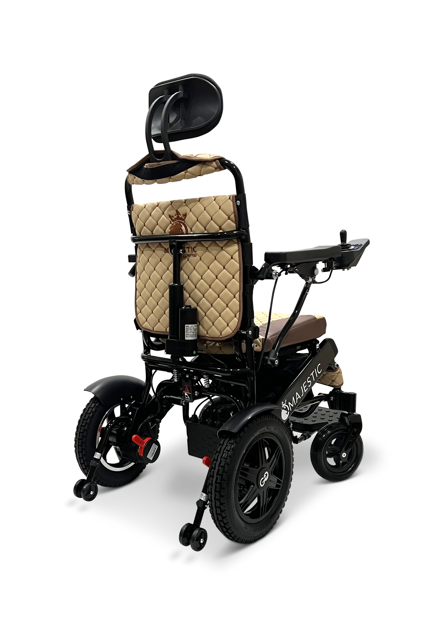 MAJESTIC IQ-9000 Auto Recline Remote Controlled Electric Wheelchair Black Coffee
