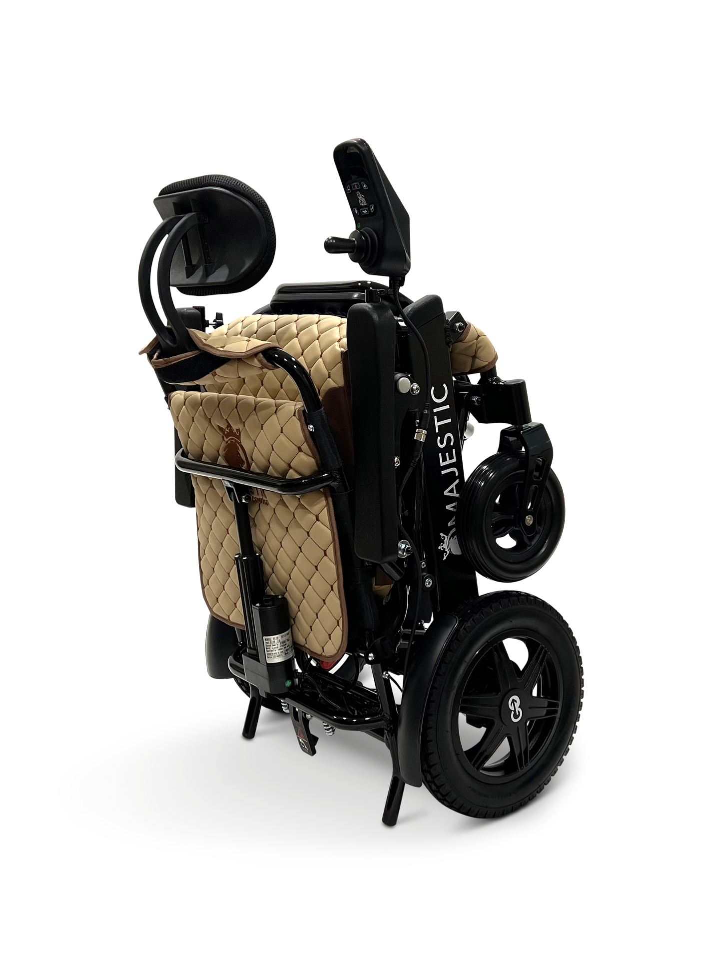 MAJESTIC IQ-9000 Auto Recline Remote Controlled Electric Wheelchair Black Coffee