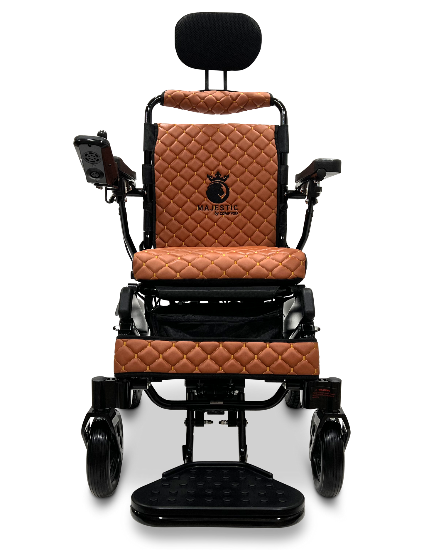 MAJESTIC IQ-9000 Auto Recline Remote Controlled Electric Wheelchair Black Taba