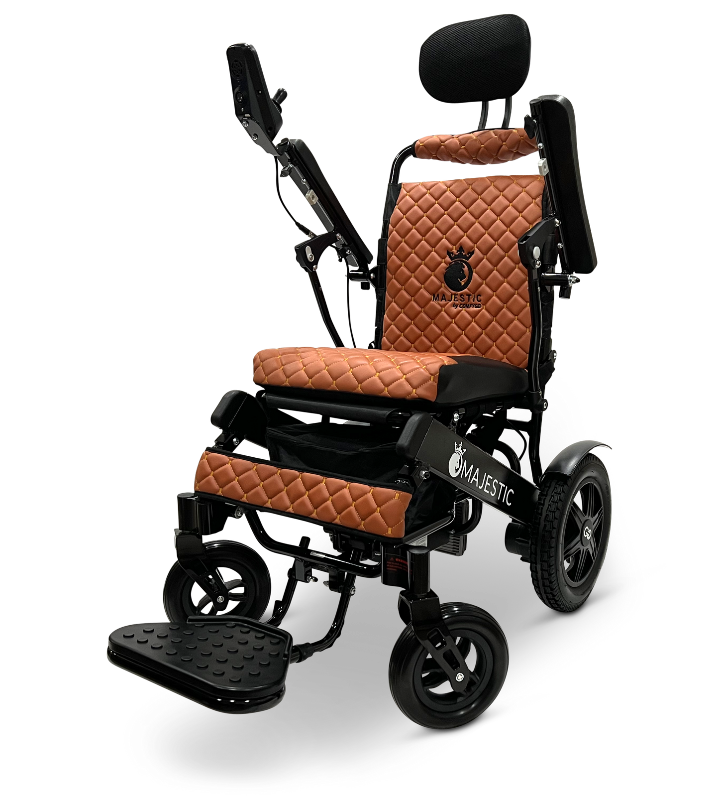 MAJESTIC IQ-9000 Auto Recline Remote Controlled Electric Wheelchair Black Taba
