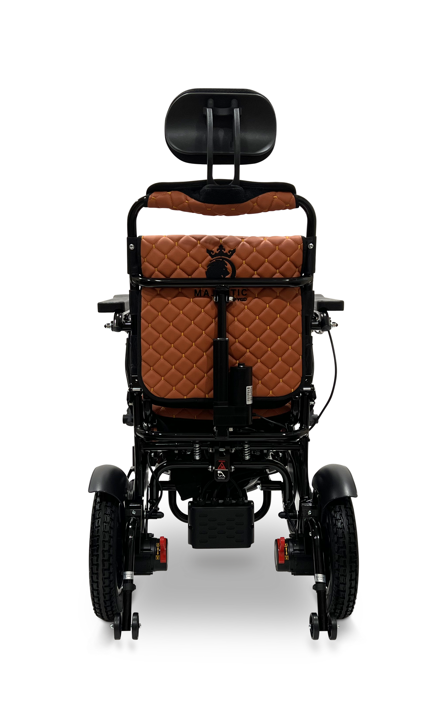 MAJESTIC IQ-9000 Auto Recline Remote Controlled Electric Wheelchair Black Taba