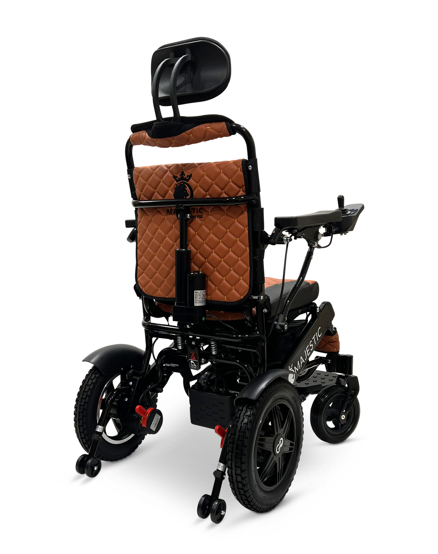 MAJESTIC IQ-9000 Auto Recline Remote Controlled Electric Wheelchair Black Taba