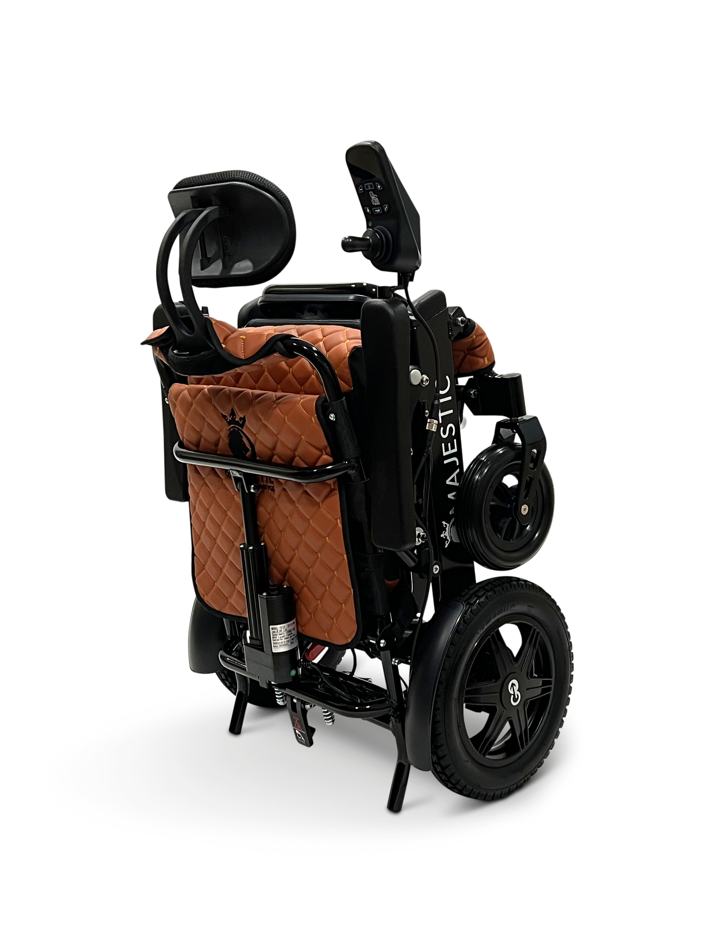 MAJESTIC IQ-9000 Auto Recline Remote Controlled Electric Wheelchair Black Taba