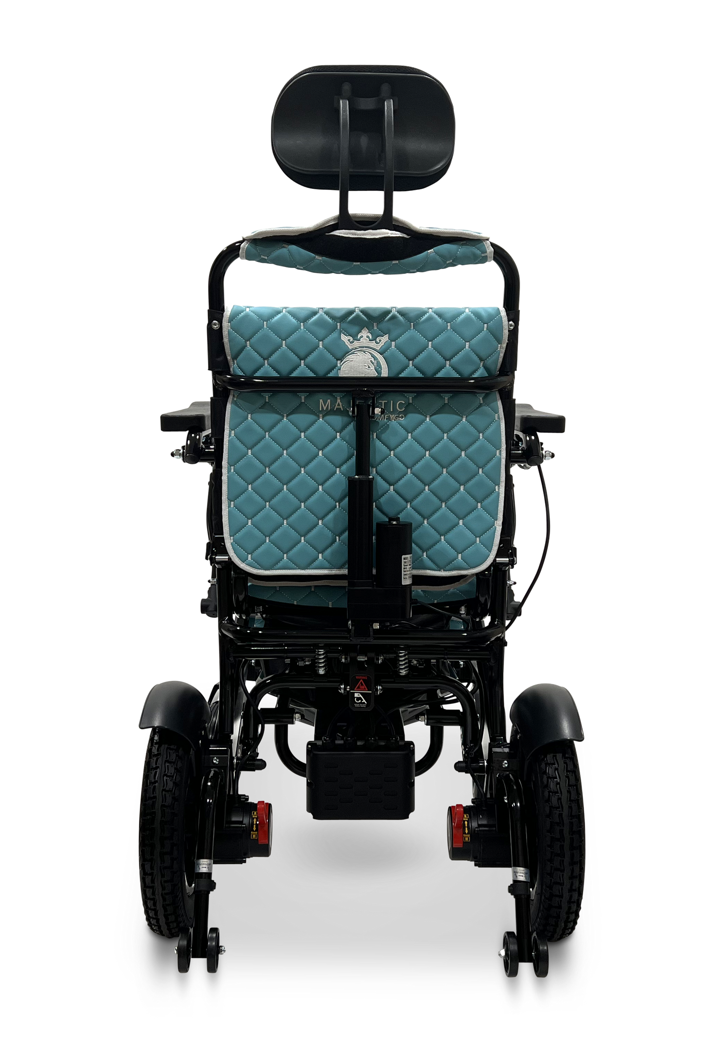 MAJESTIC IQ-9000 Auto Recline Remote Controlled Electric Wheelchair Black Teal