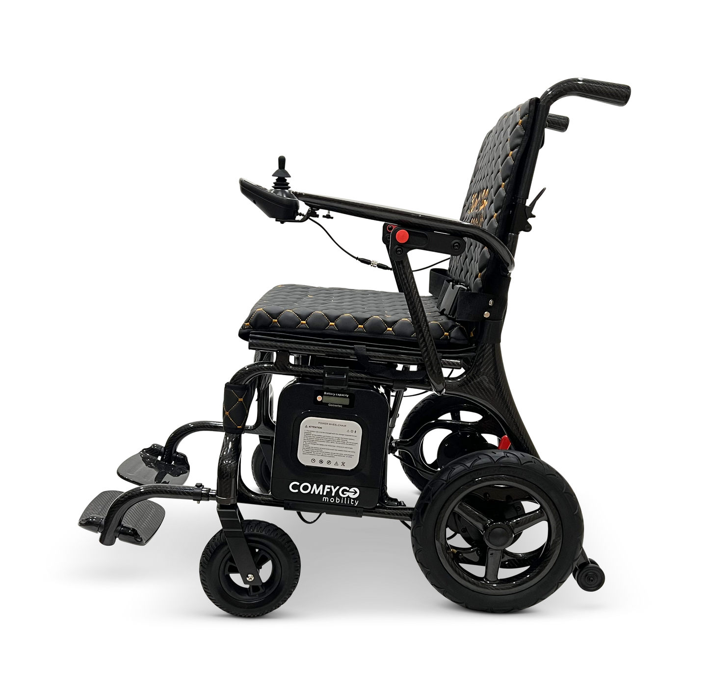 Phoenix Carbon Fiber Electric Wheelchair Black