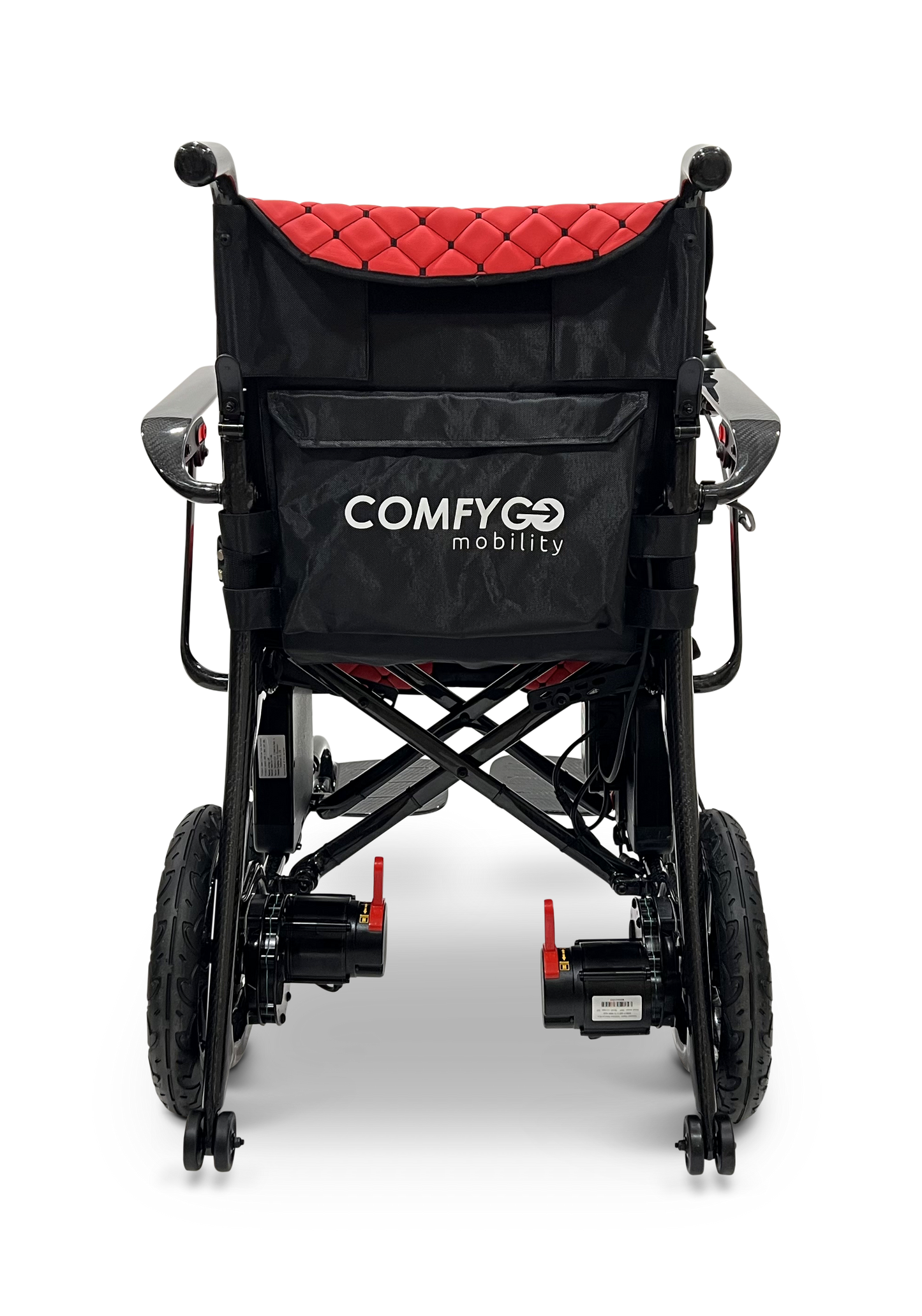 Phoenix Carbon Fiber Electric Wheelchair Red