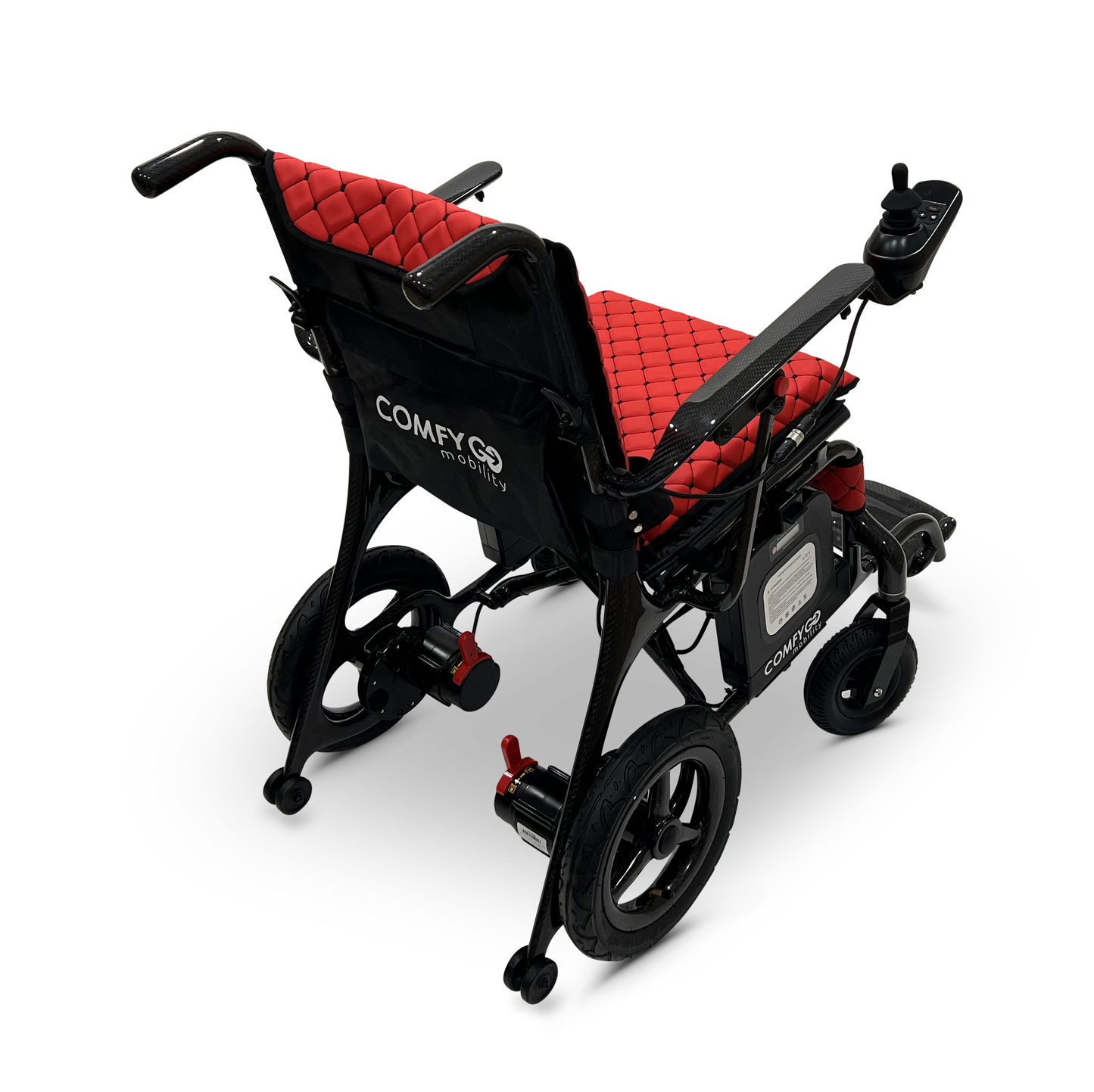 Phoenix Carbon Fiber Electric Wheelchair Red