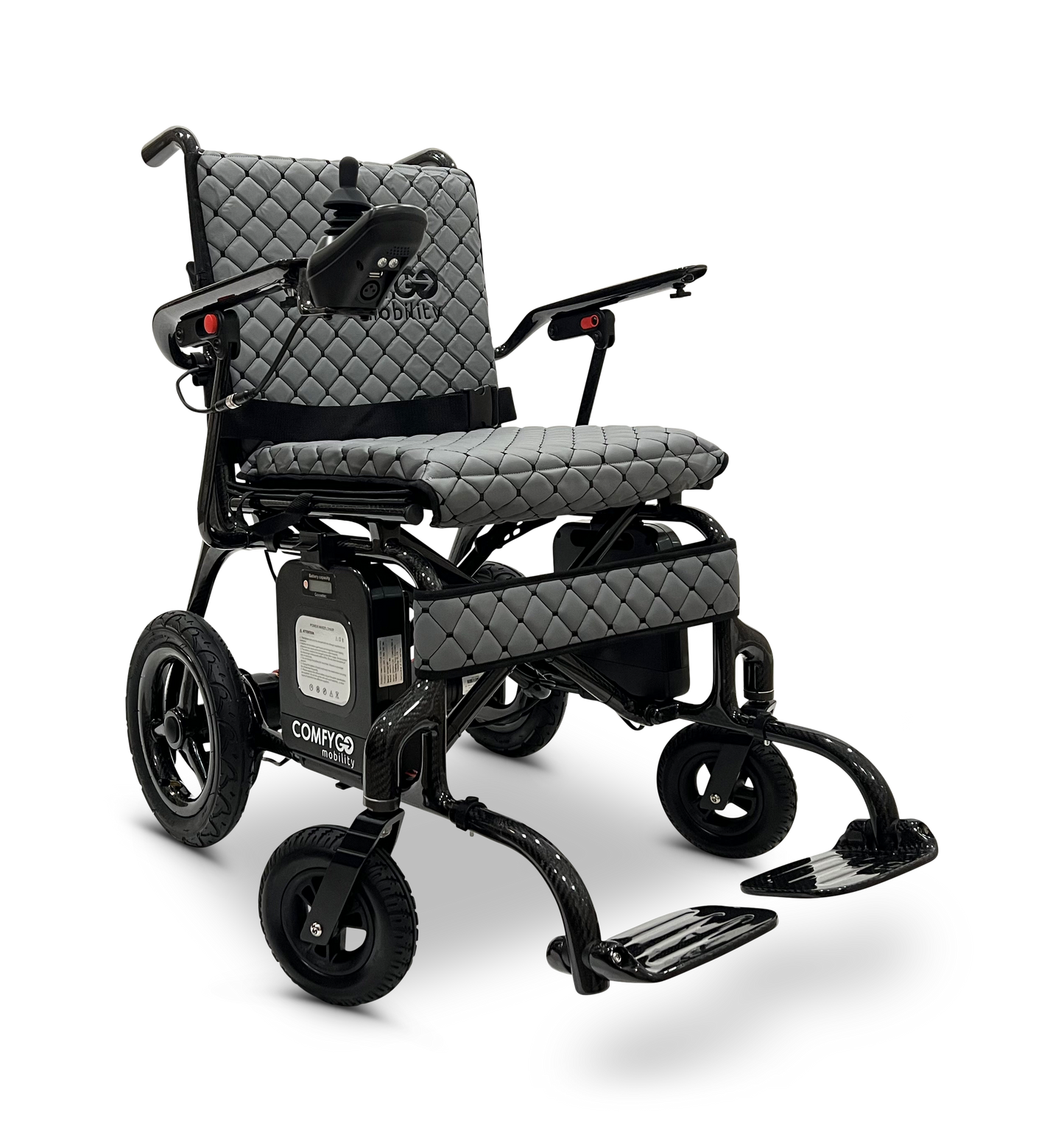 Phoenix Carbon Fiber Electric Wheelchair Gray