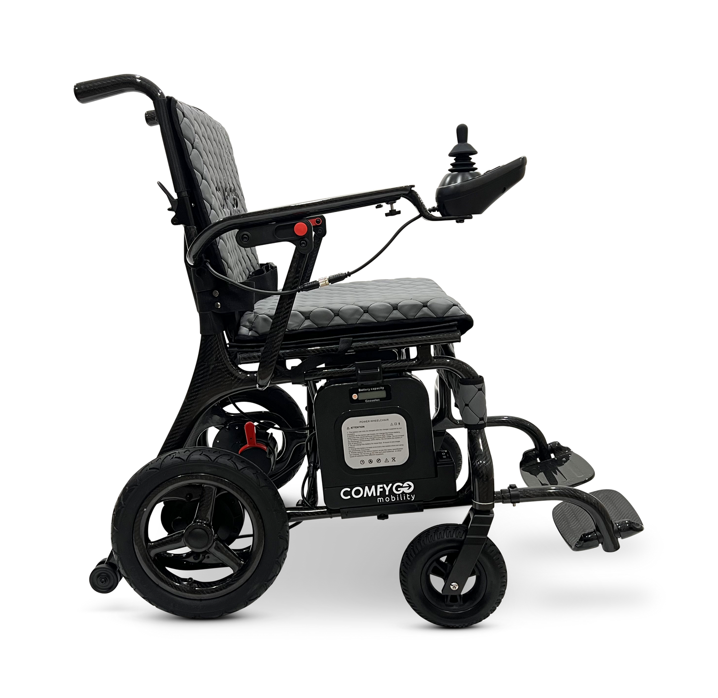 Phoenix Carbon Fiber Electric Wheelchair Gray