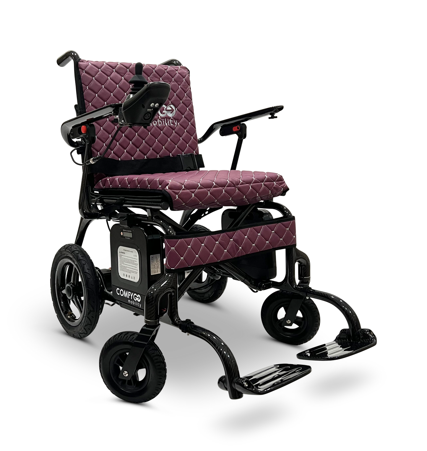 Phoenix Carbon Fiber Electric Wheelchair Purple