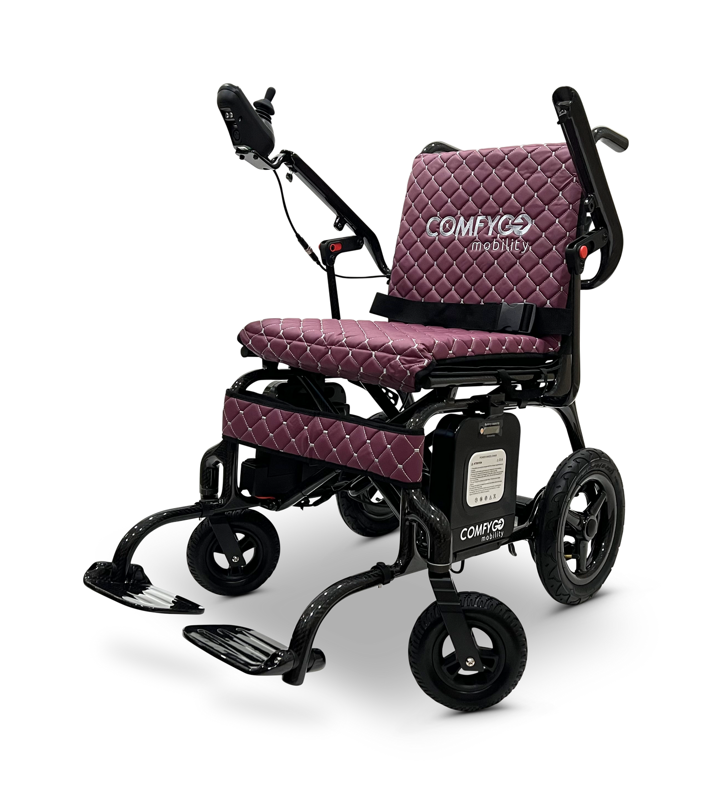 Phoenix Carbon Fiber Electric Wheelchair Purple