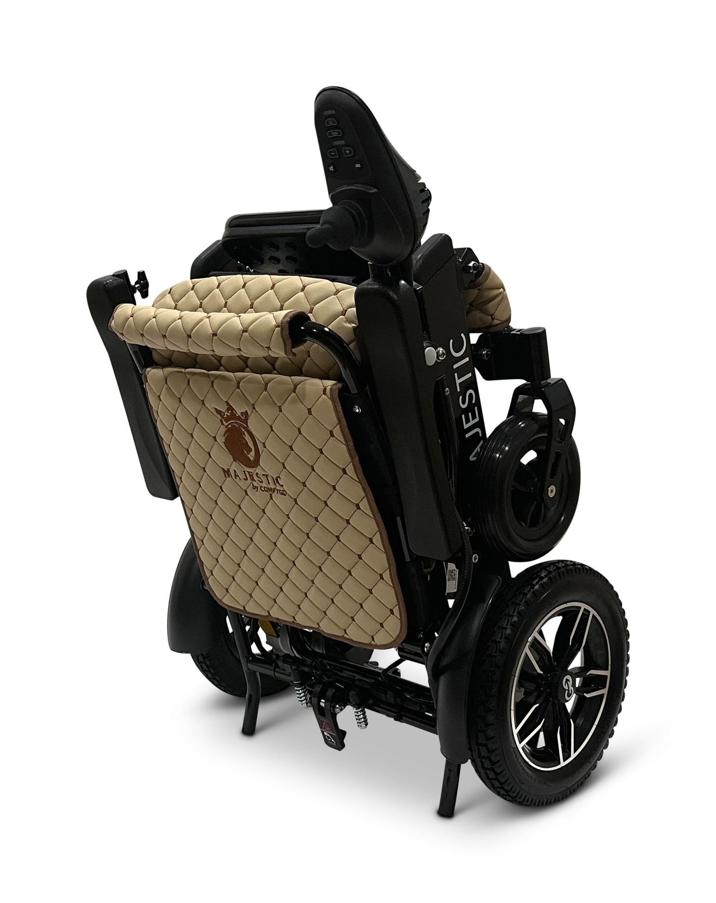 MAJESTIC IQ-8000 Remote Controlled Lightweight Electric Wheelchair Black Coffee