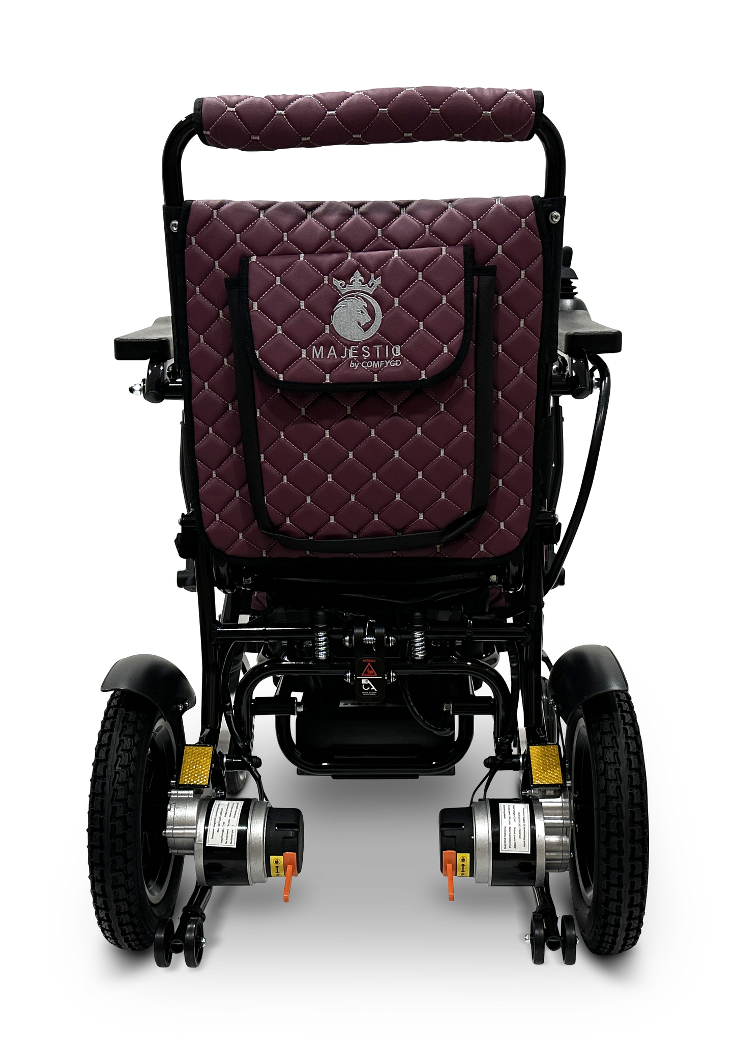 MAJESTIC IQ-8000 Remote Controlled Lightweight Electric Wheelchair Black Purple