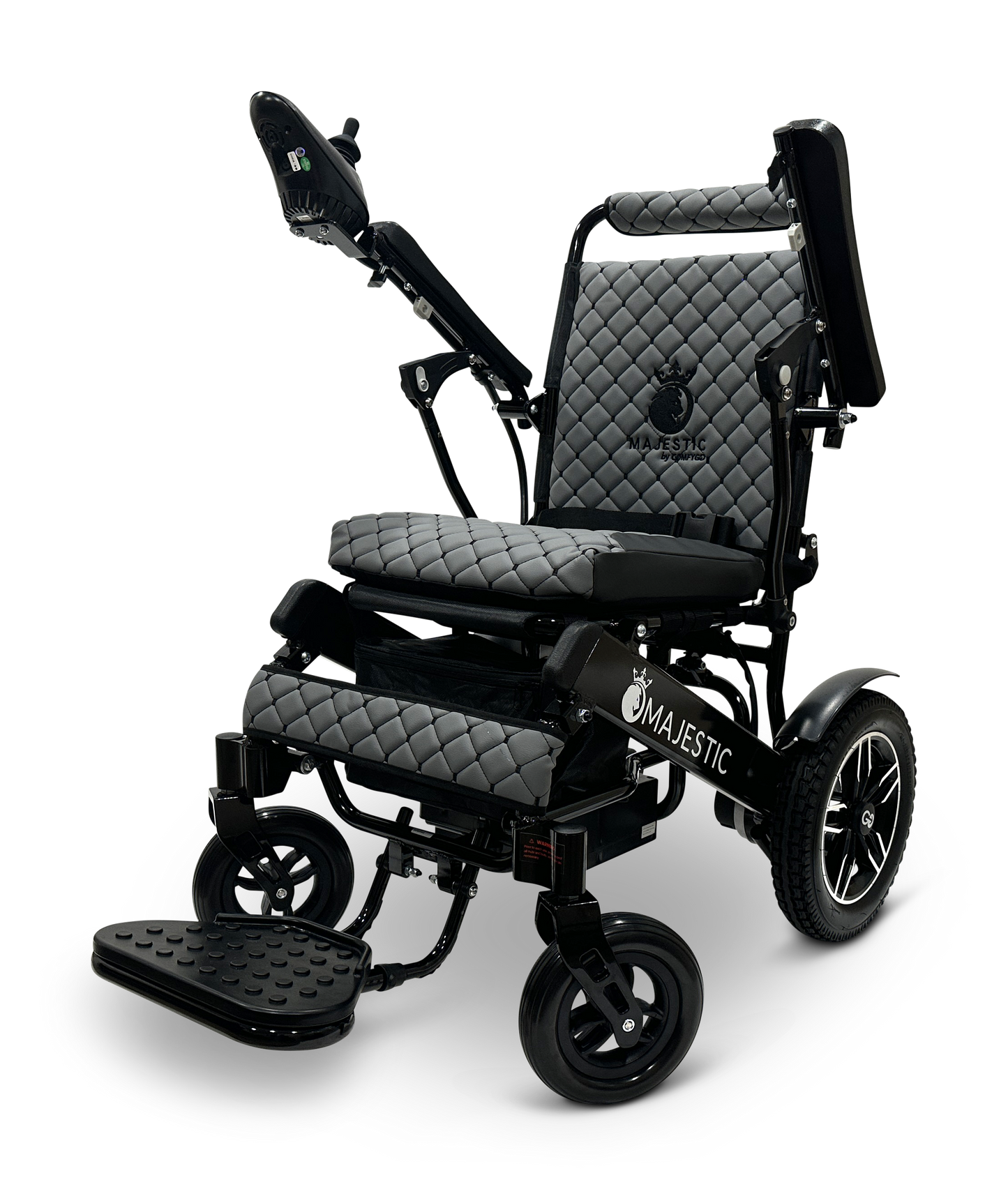 MAJESTIC IQ-8000 Remote Controlled Lightweight Electric Wheelchair Black Gray