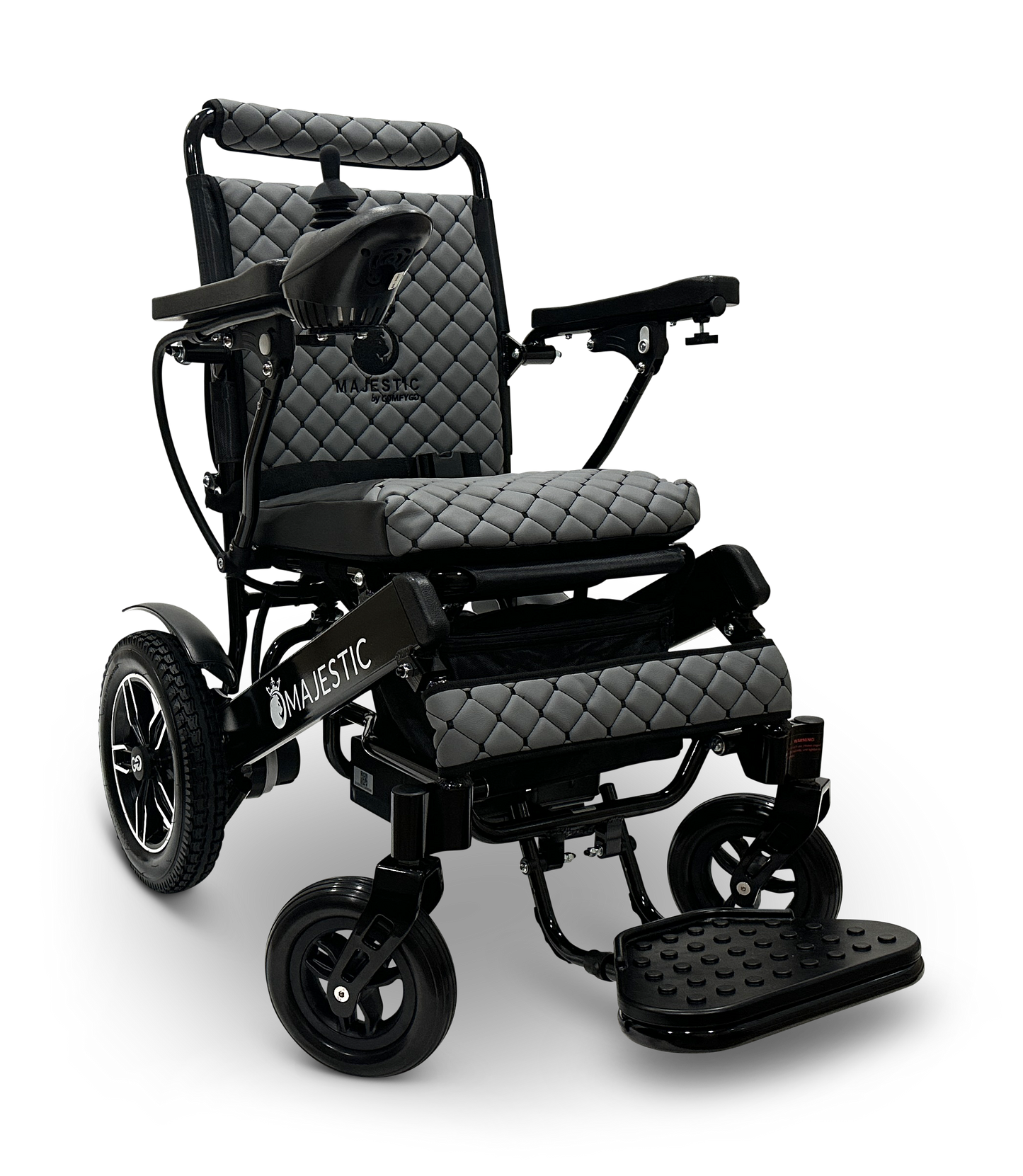 MAJESTIC IQ-8000 Remote Controlled Lightweight Electric Wheelchair Black Gray