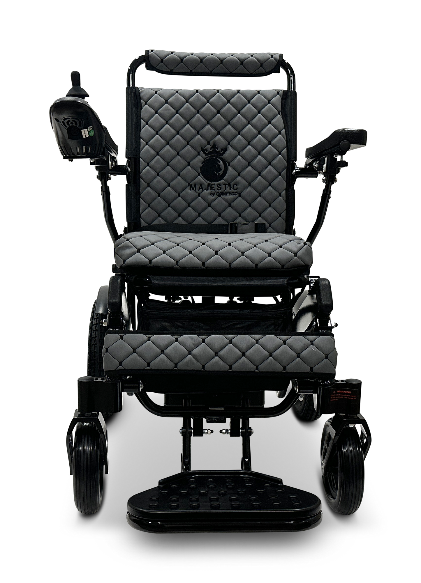 MAJESTIC IQ-8000 Remote Controlled Lightweight Electric Wheelchair Black Gray