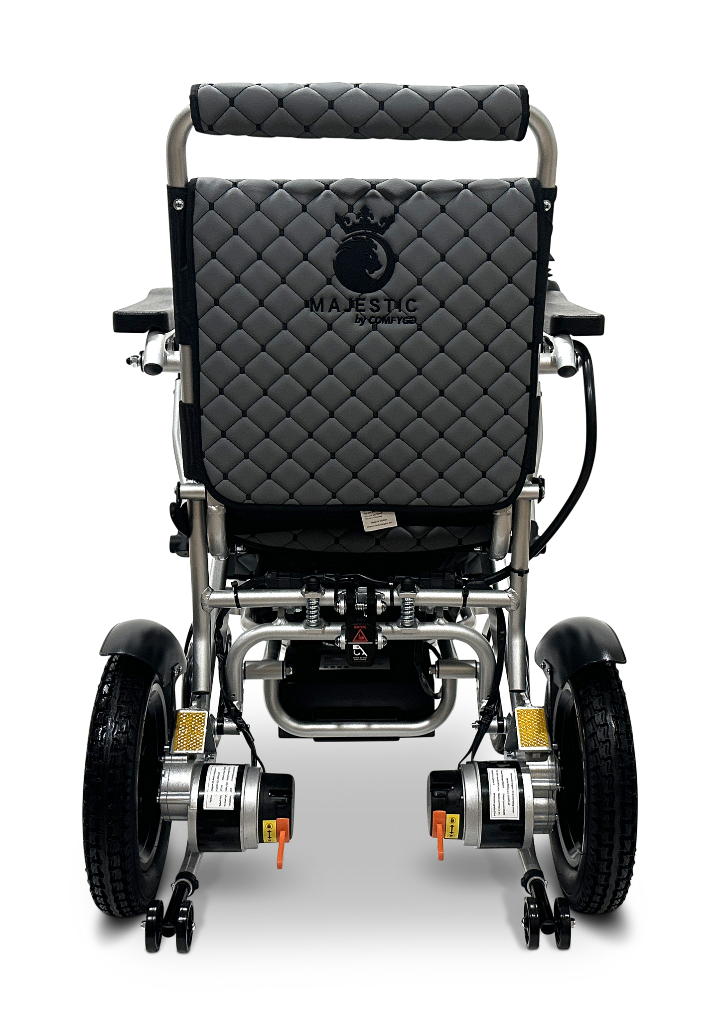 MAJESTIC IQ-8000 Remote Controlled Lightweight Electric Wheelchair Silver Gray
