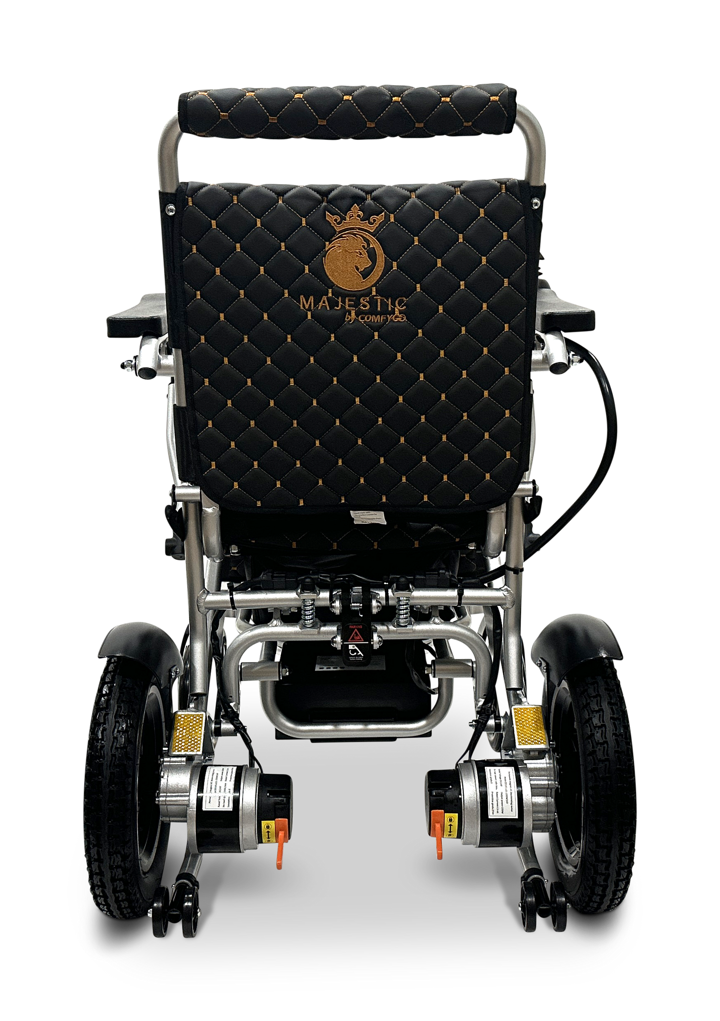 MAJESTIC IQ-8000 Remote Controlled Lightweight Electric Wheelchair Silver Black