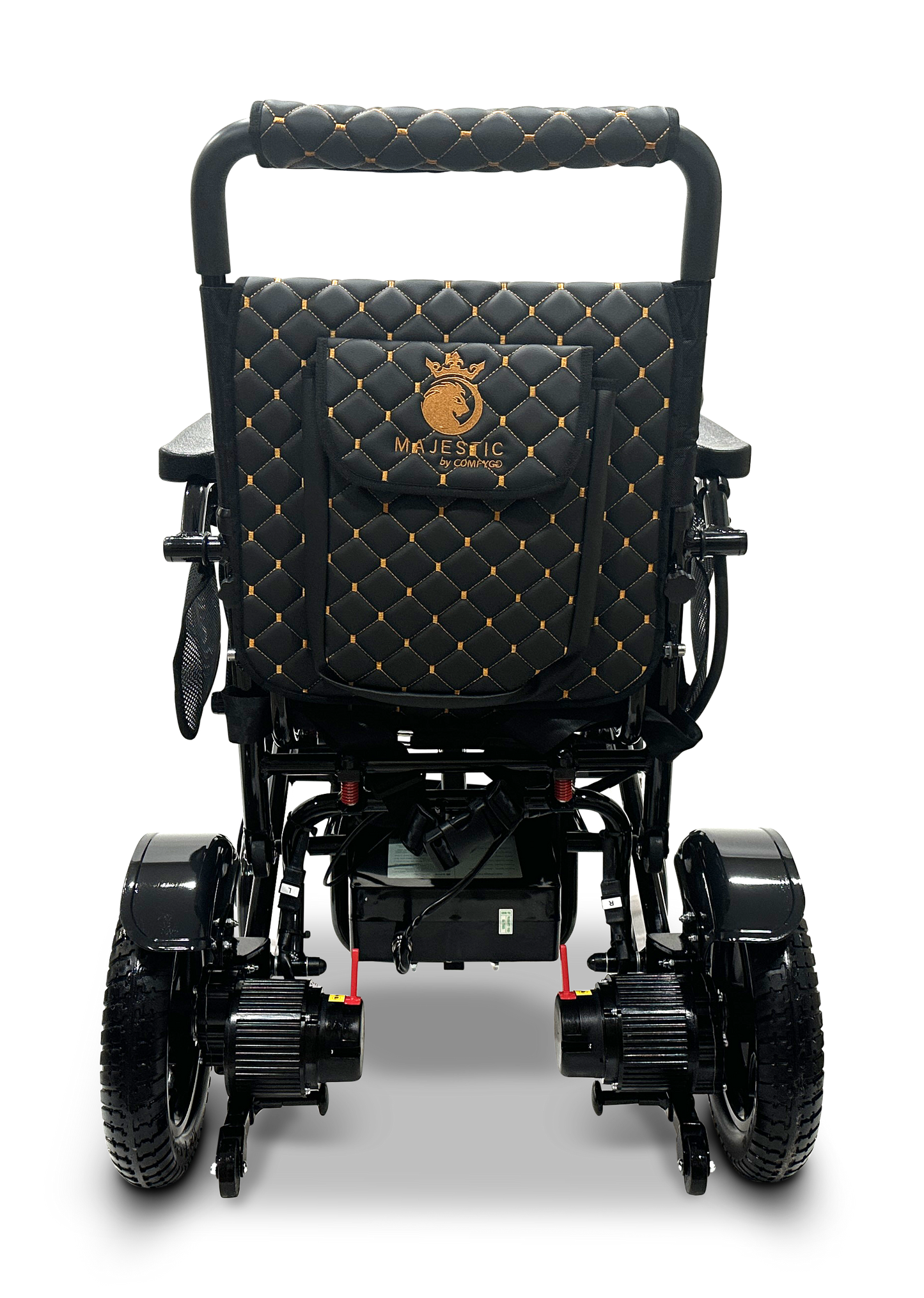 MAJESTIC IQ-7000 Auto Folding Remote Controlled Electric Wheelchair Black Black