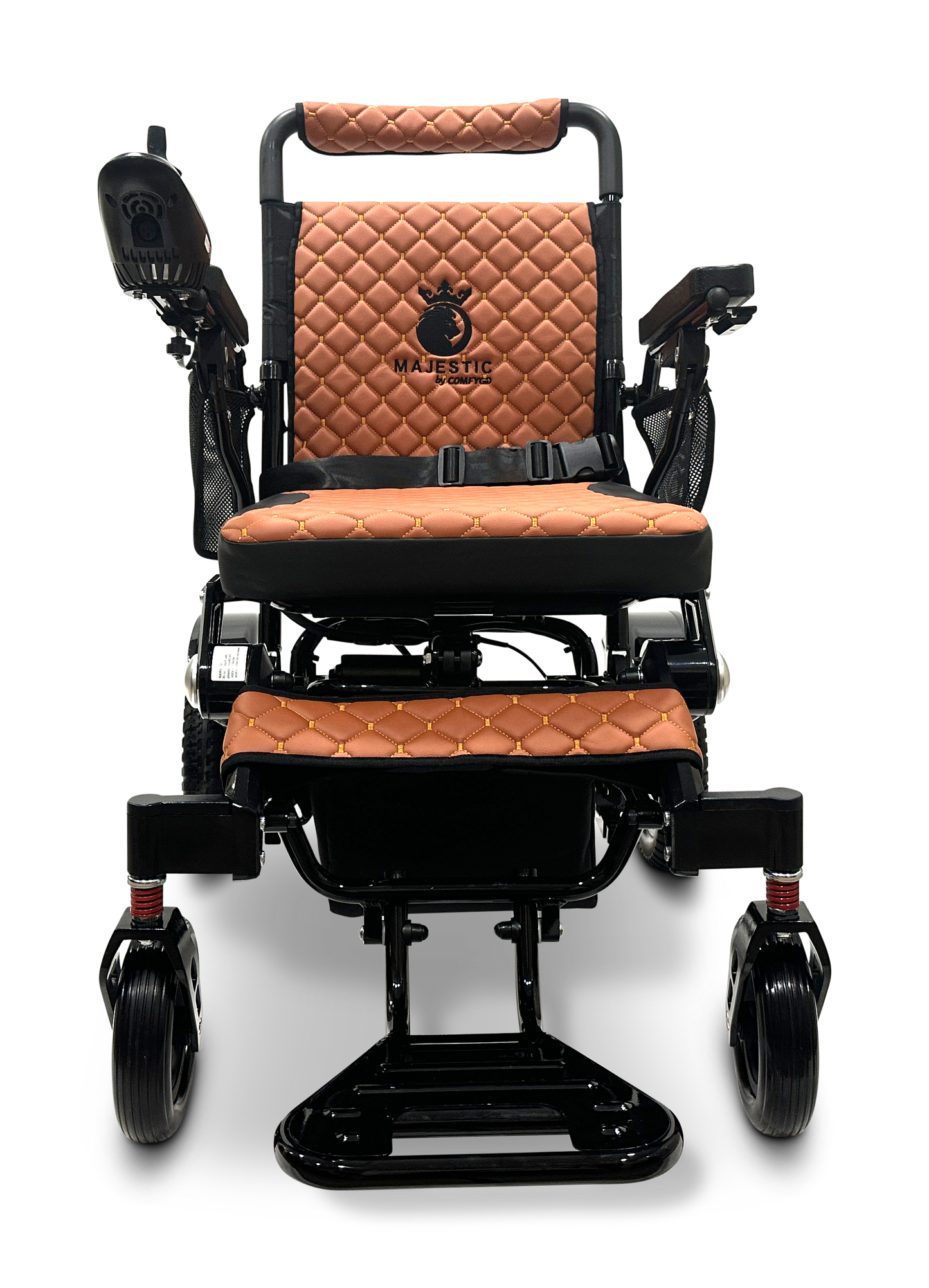 MAJESTIC IQ-7000 Auto Folding Remote Controlled Electric Wheelchair Black Taba