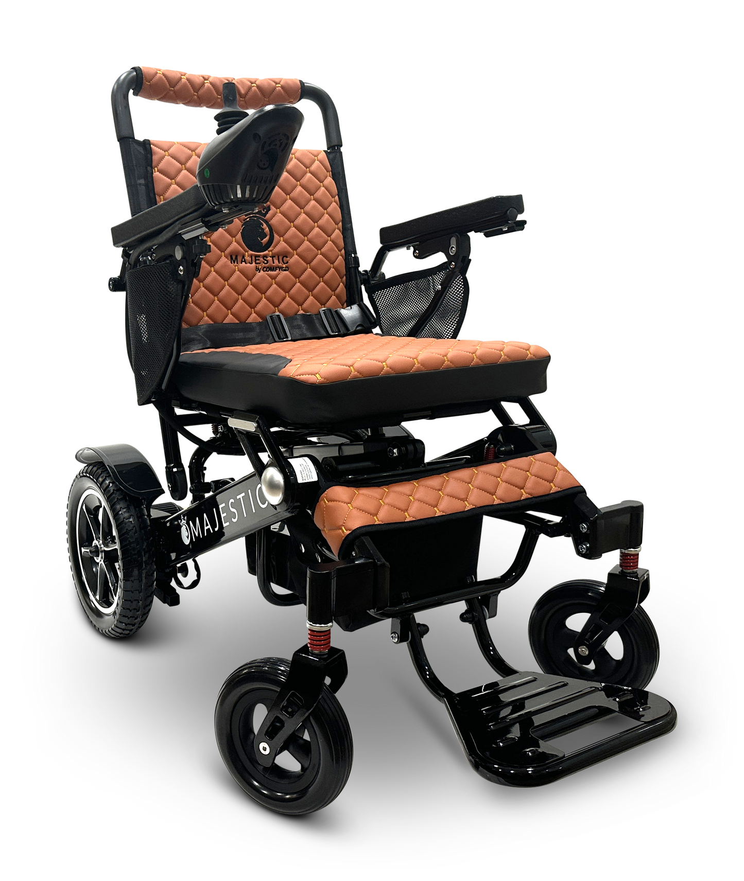 MAJESTIC IQ-7000 Auto Folding Remote Controlled Electric Wheelchair Black Taba