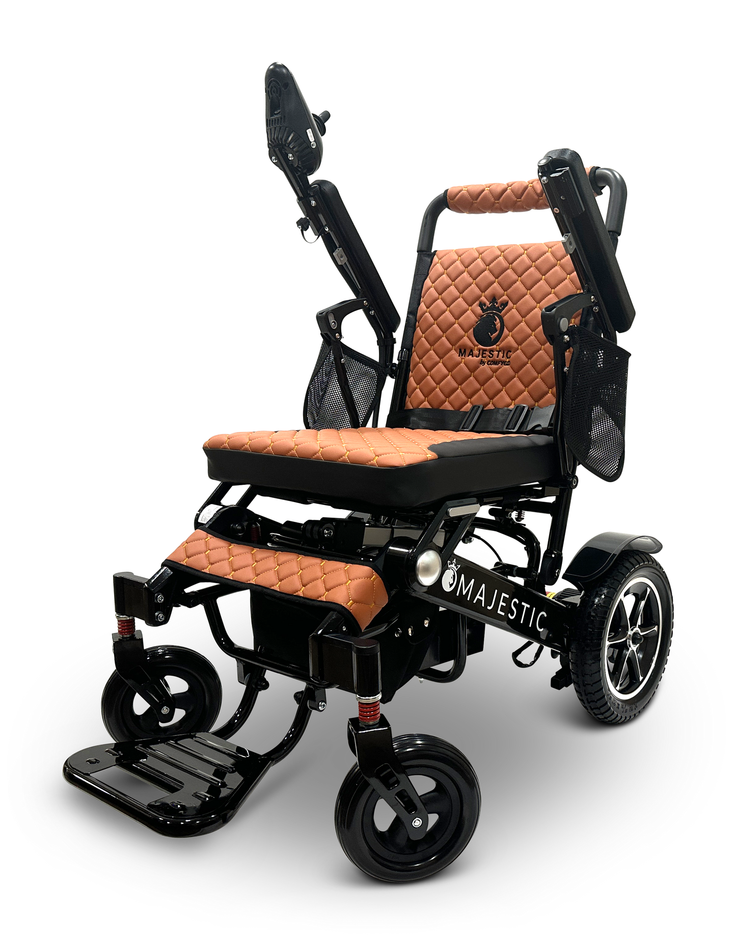 MAJESTIC IQ-7000 Auto Folding Remote Controlled Electric Wheelchair Black Taba