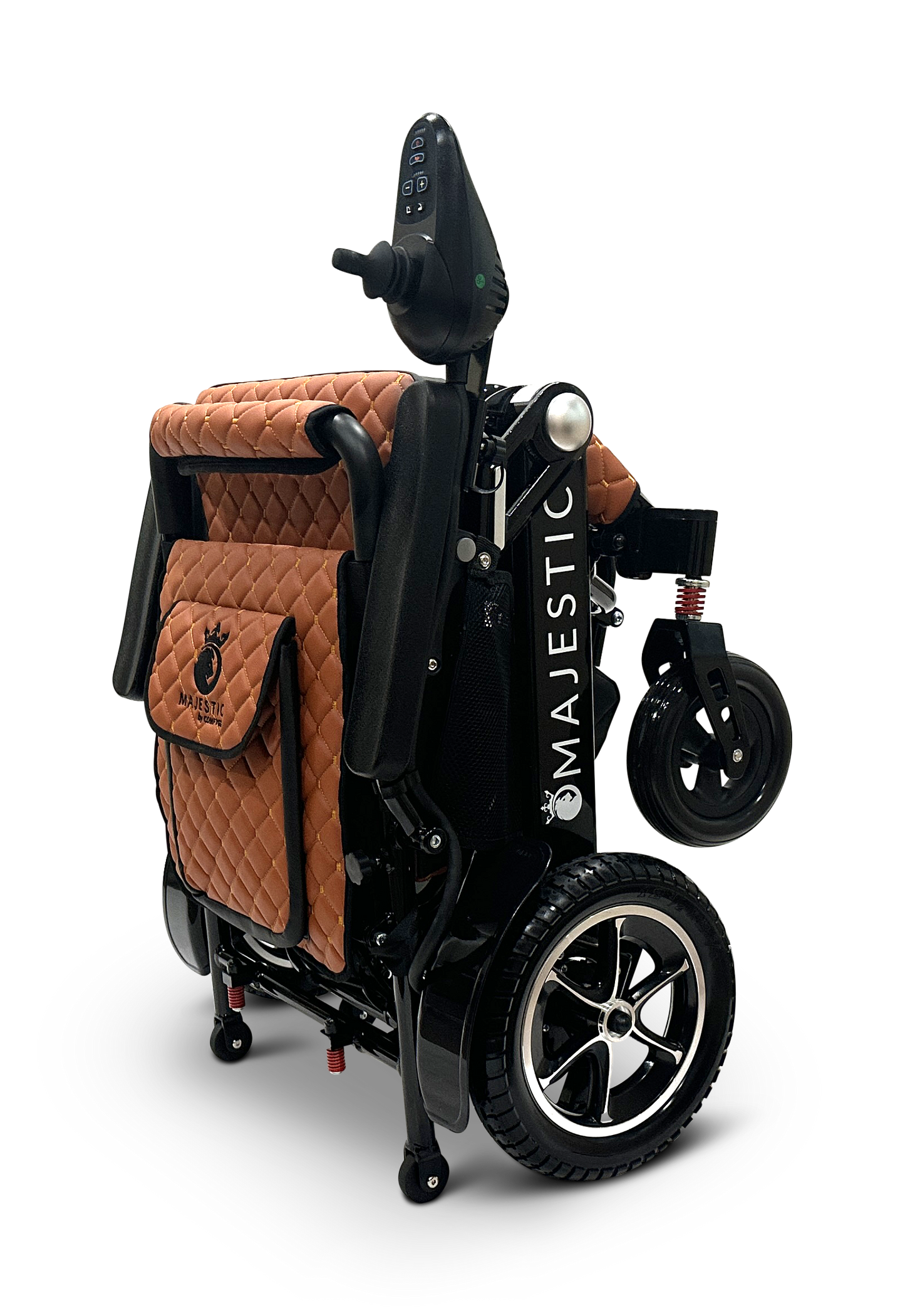 MAJESTIC IQ-7000 Auto Folding Remote Controlled Electric Wheelchair Black Taba