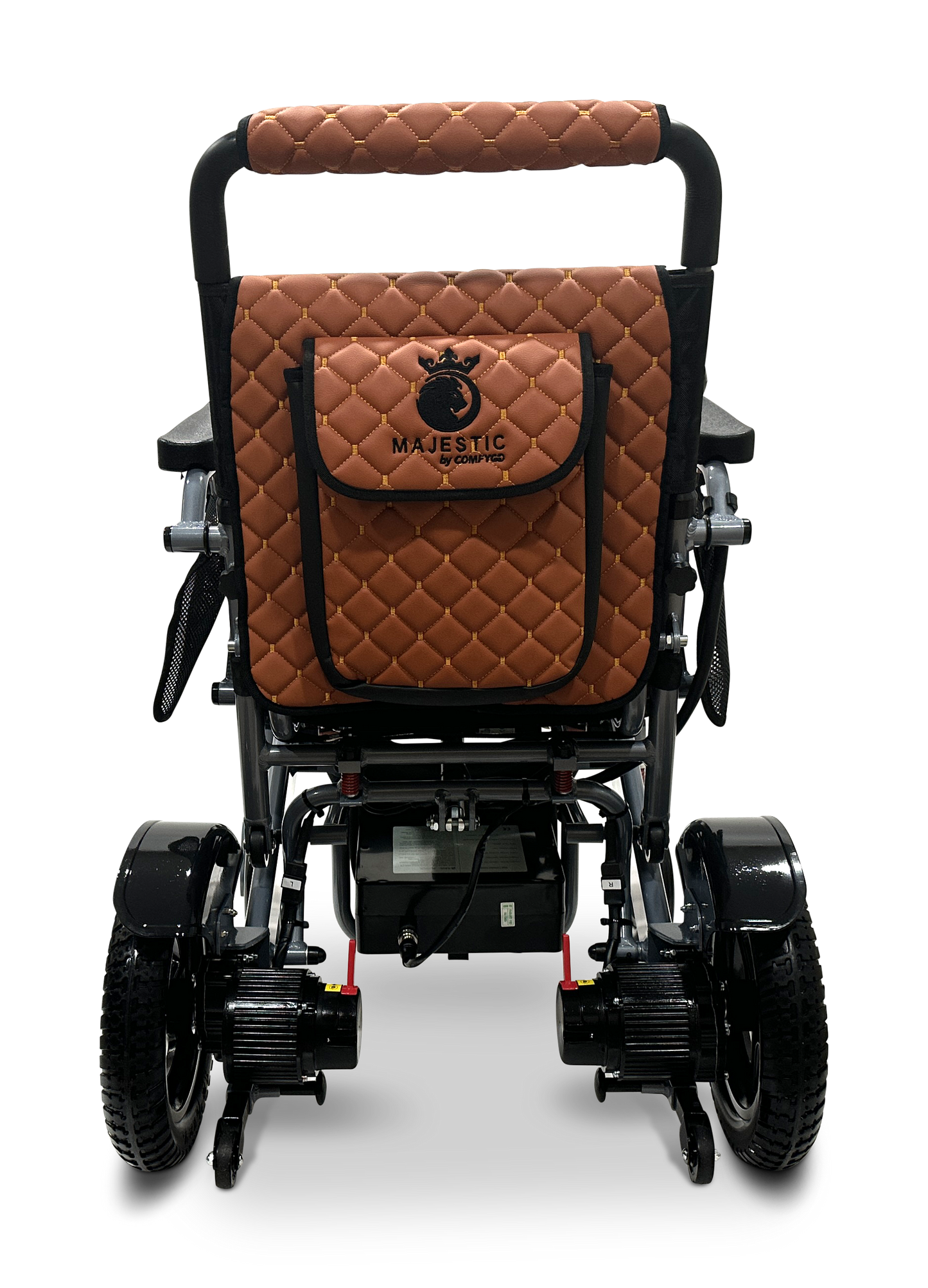 MAJESTIC IQ-7000 Auto Folding Remote Controlled Electric Wheelchair Silver Taba