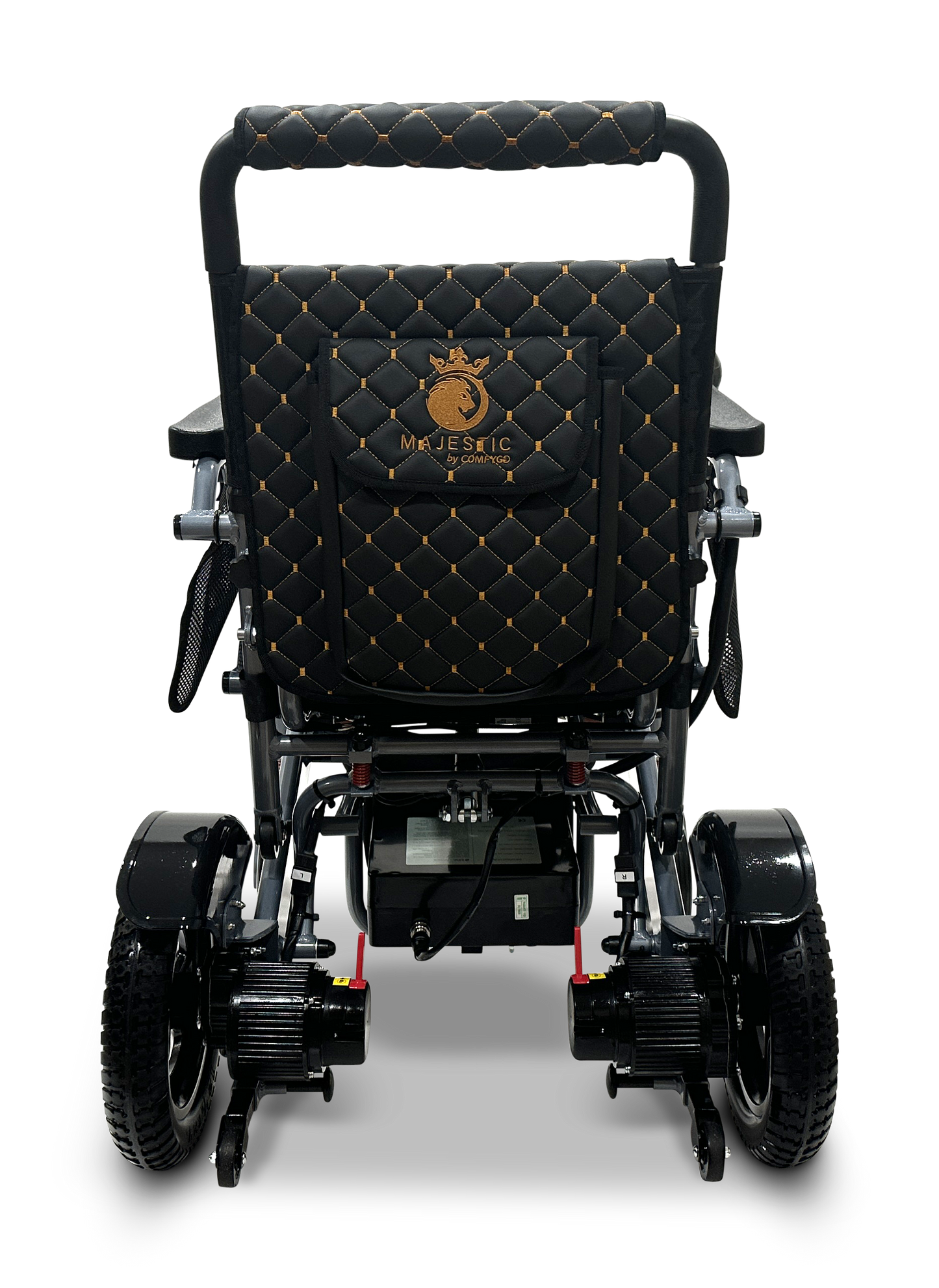 MAJESTIC IQ-7000 Auto Folding Remote Controlled Electric Wheelchair Silver Black