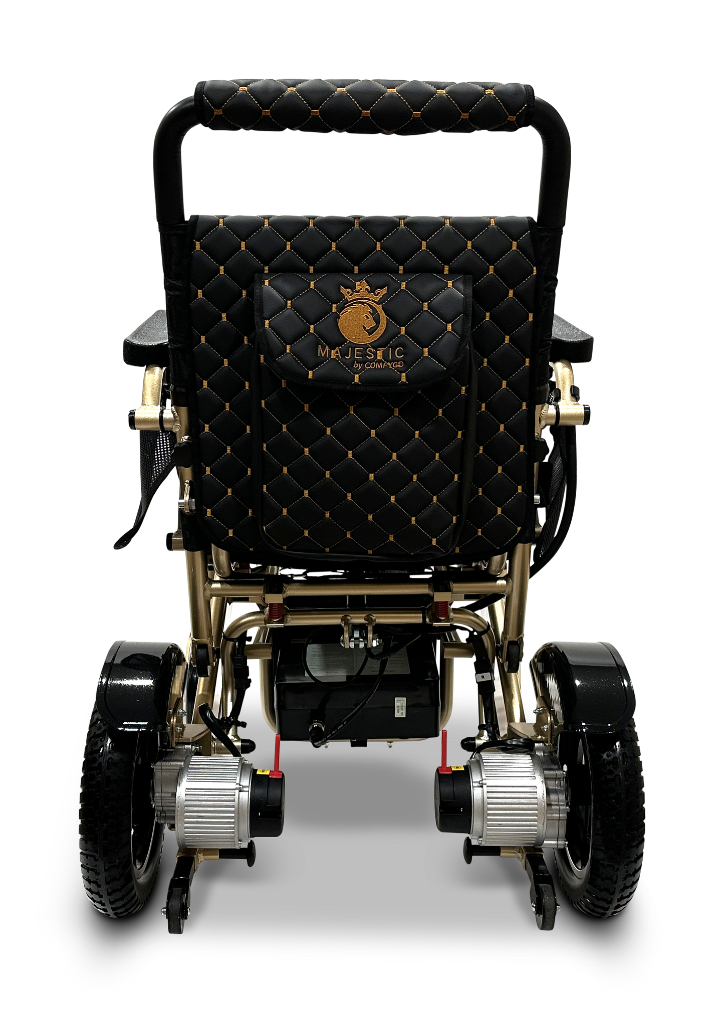 MAJESTIC IQ-7000 Auto Folding Remote Controlled Electric Wheelchair Bronze Black
