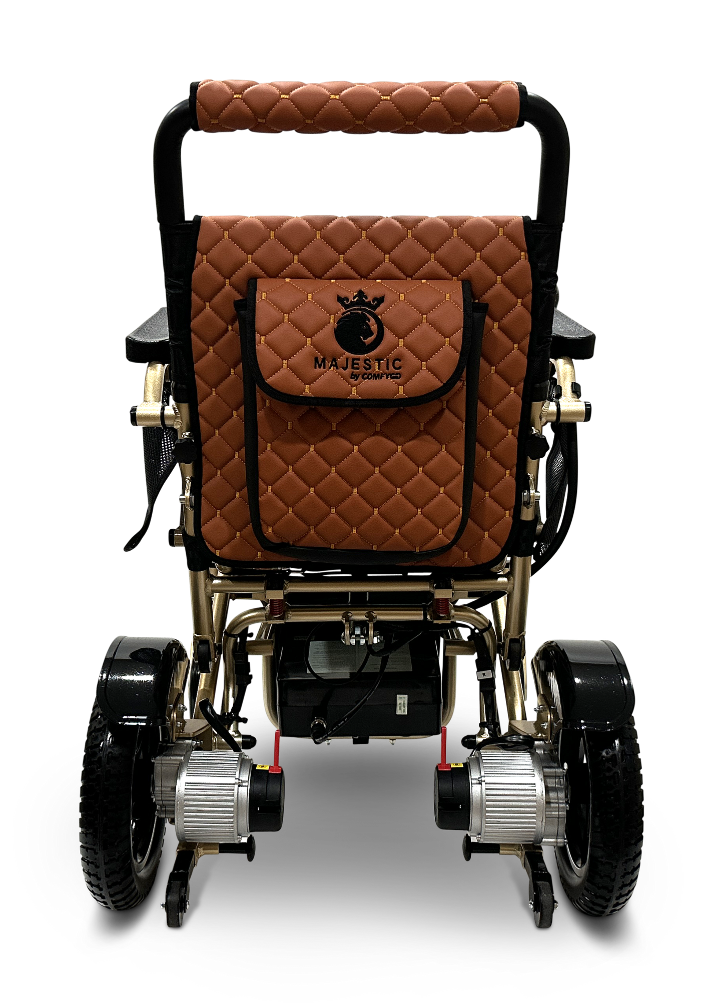 MAJESTIC IQ-7000 Auto Folding Remote Controlled Electric Wheelchair Bronze Taba
