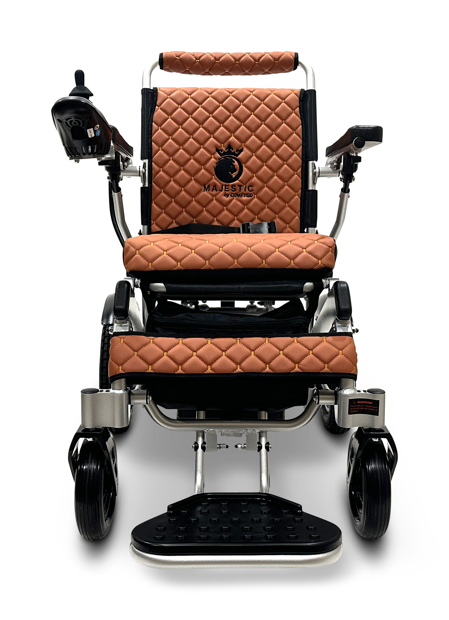 MAJESTIC IQ-8000 Remote Controlled Lightweight Electric Wheelchair Silver Taba