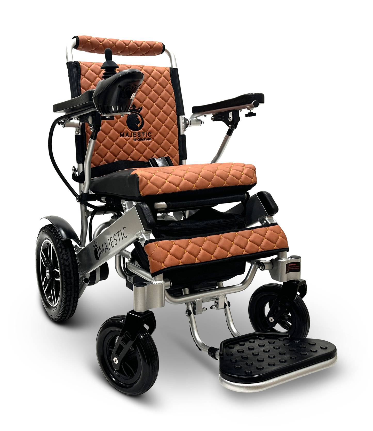 MAJESTIC IQ-8000 Remote Controlled Lightweight Electric Wheelchair Silver Taba