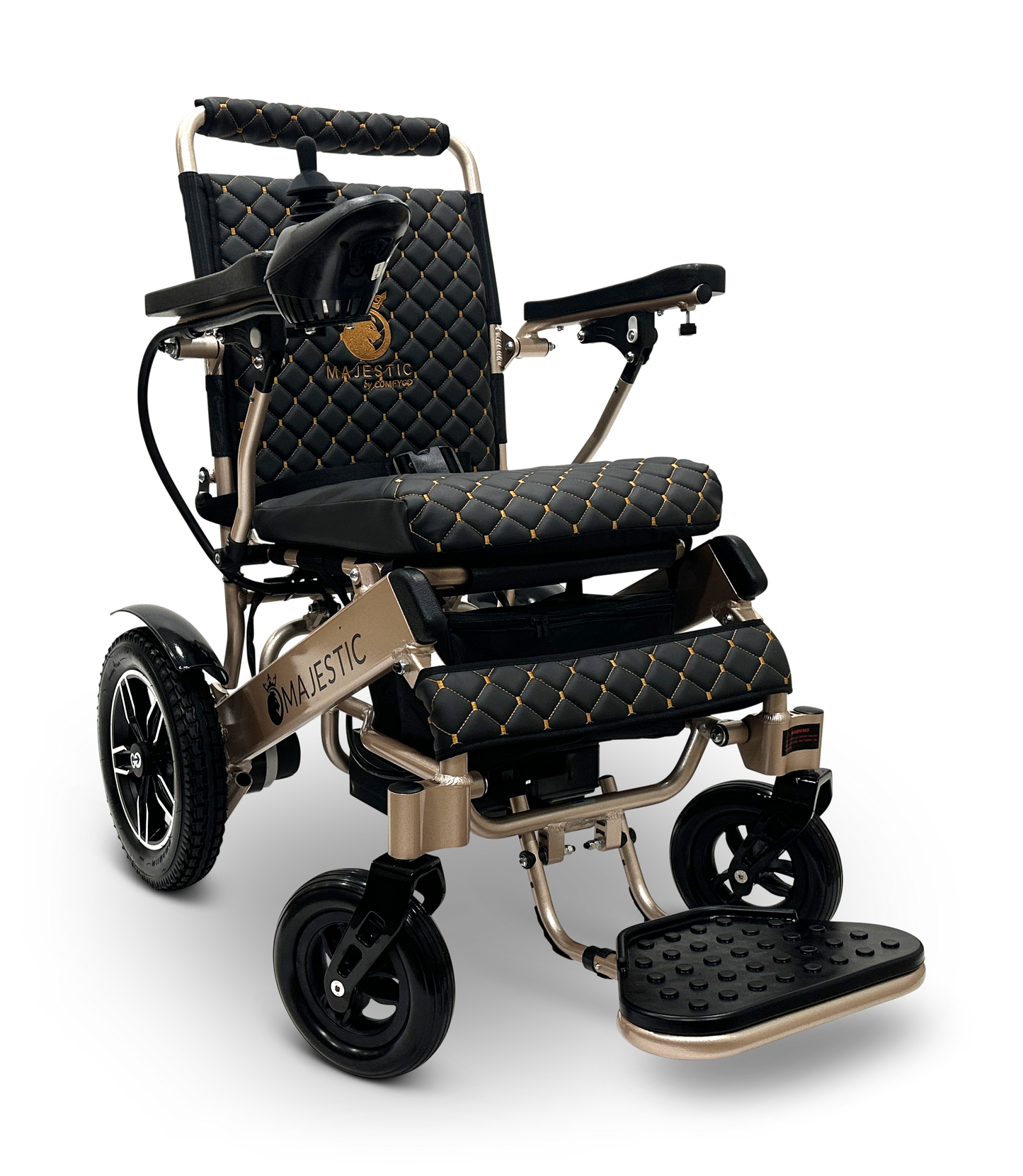 MAJESTIC IQ-8000 Remote Controlled Lightweight Electric Wheelchair Bronze Black