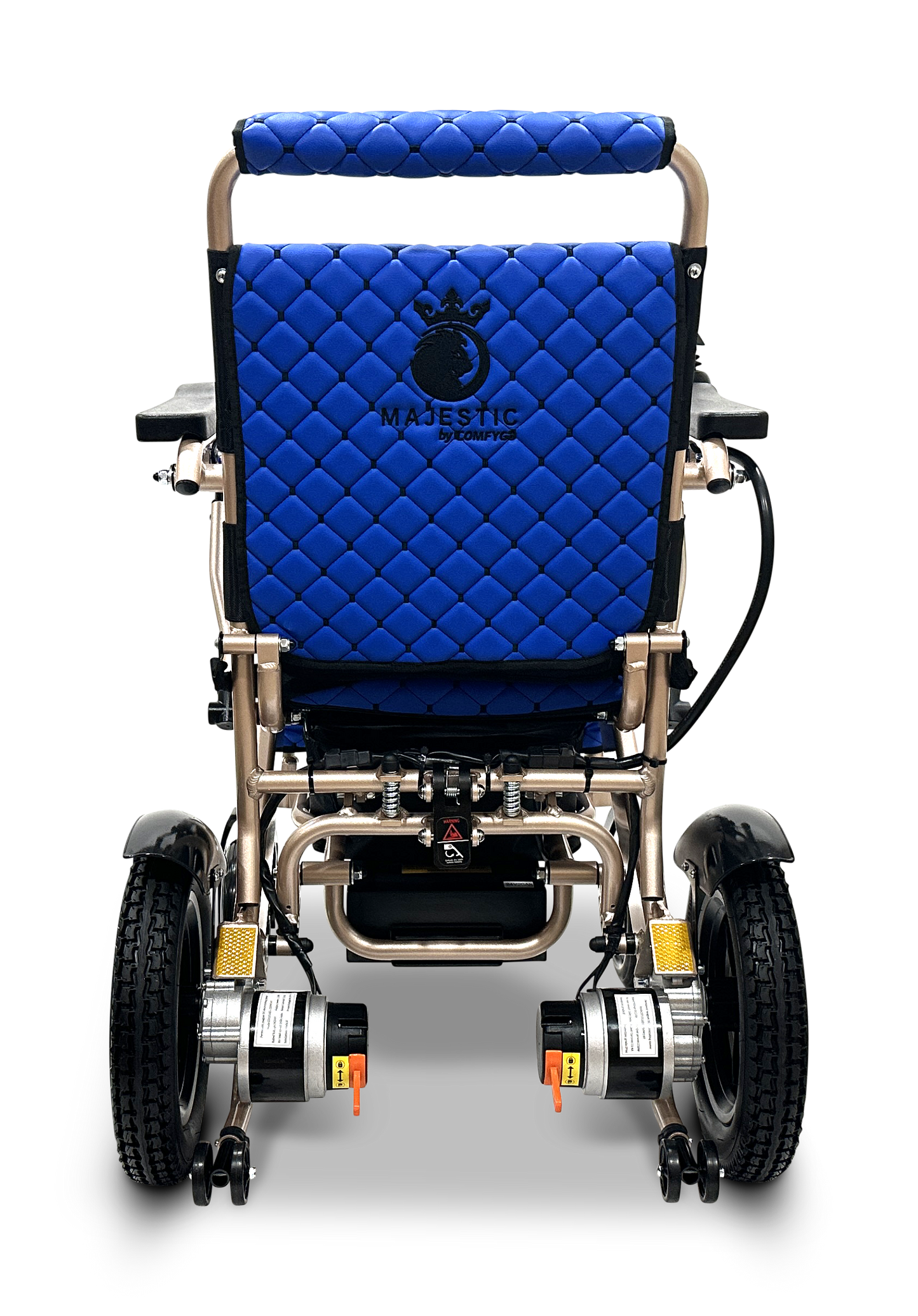 MAJESTIC IQ-8000 Remote Controlled Lightweight Electric Wheelchair Bronze Blue