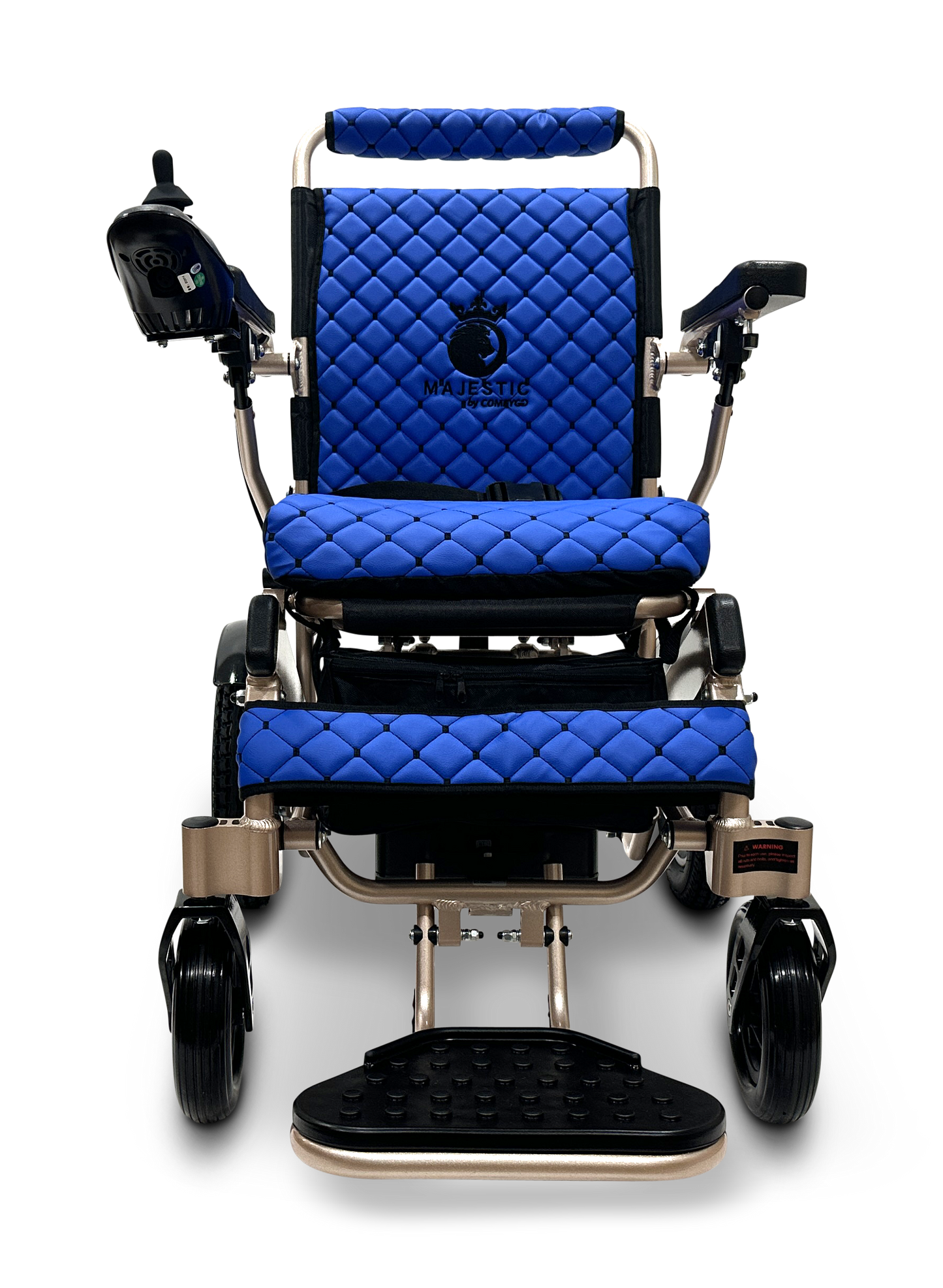 MAJESTIC IQ-8000 Remote Controlled Lightweight Electric Wheelchair Bronze Blue