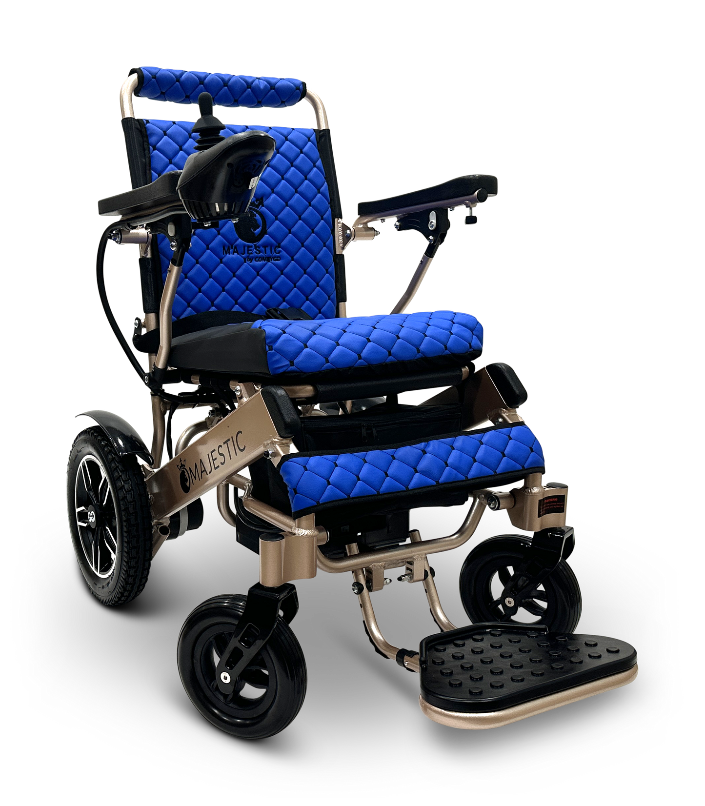 MAJESTIC IQ-8000 Remote Controlled Lightweight Electric Wheelchair Bronze Blue