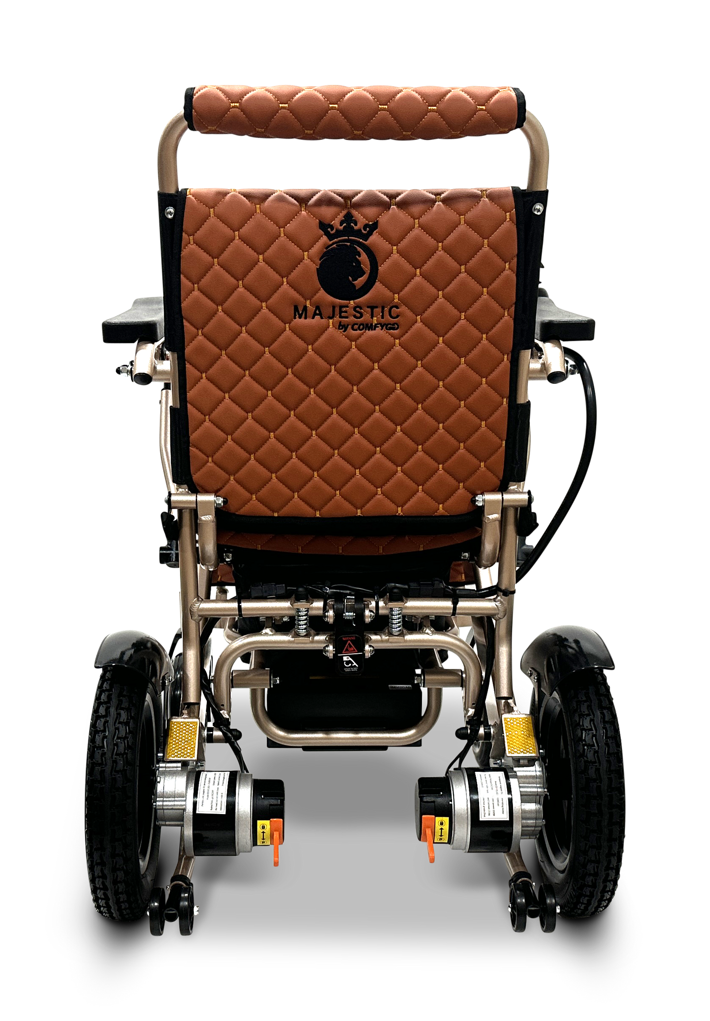 MAJESTIC IQ-8000 Remote Controlled Lightweight Electric Wheelchair Bronze Taba