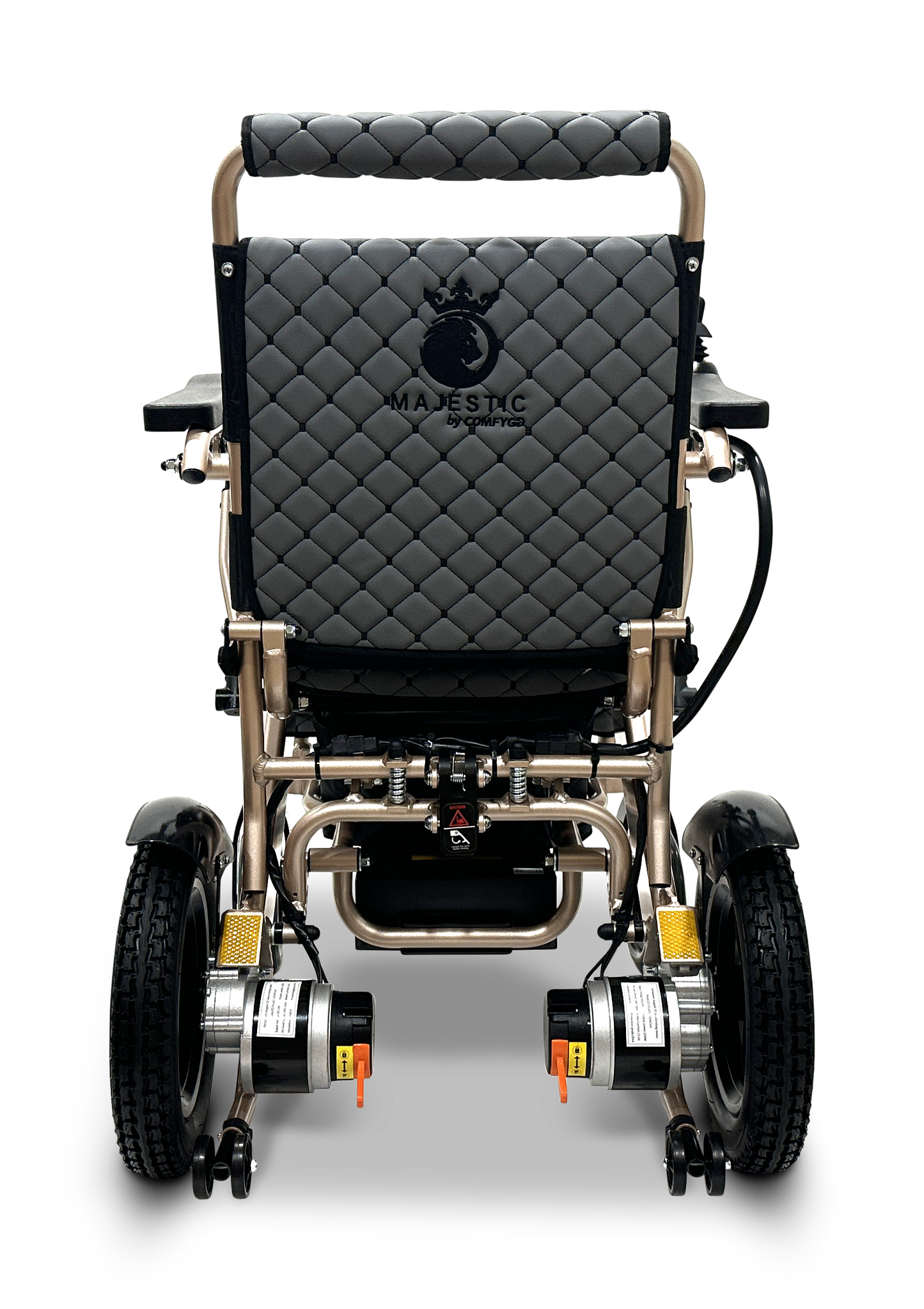MAJESTIC IQ-8000 Remote Controlled Lightweight Electric Wheelchair Bronze Gray