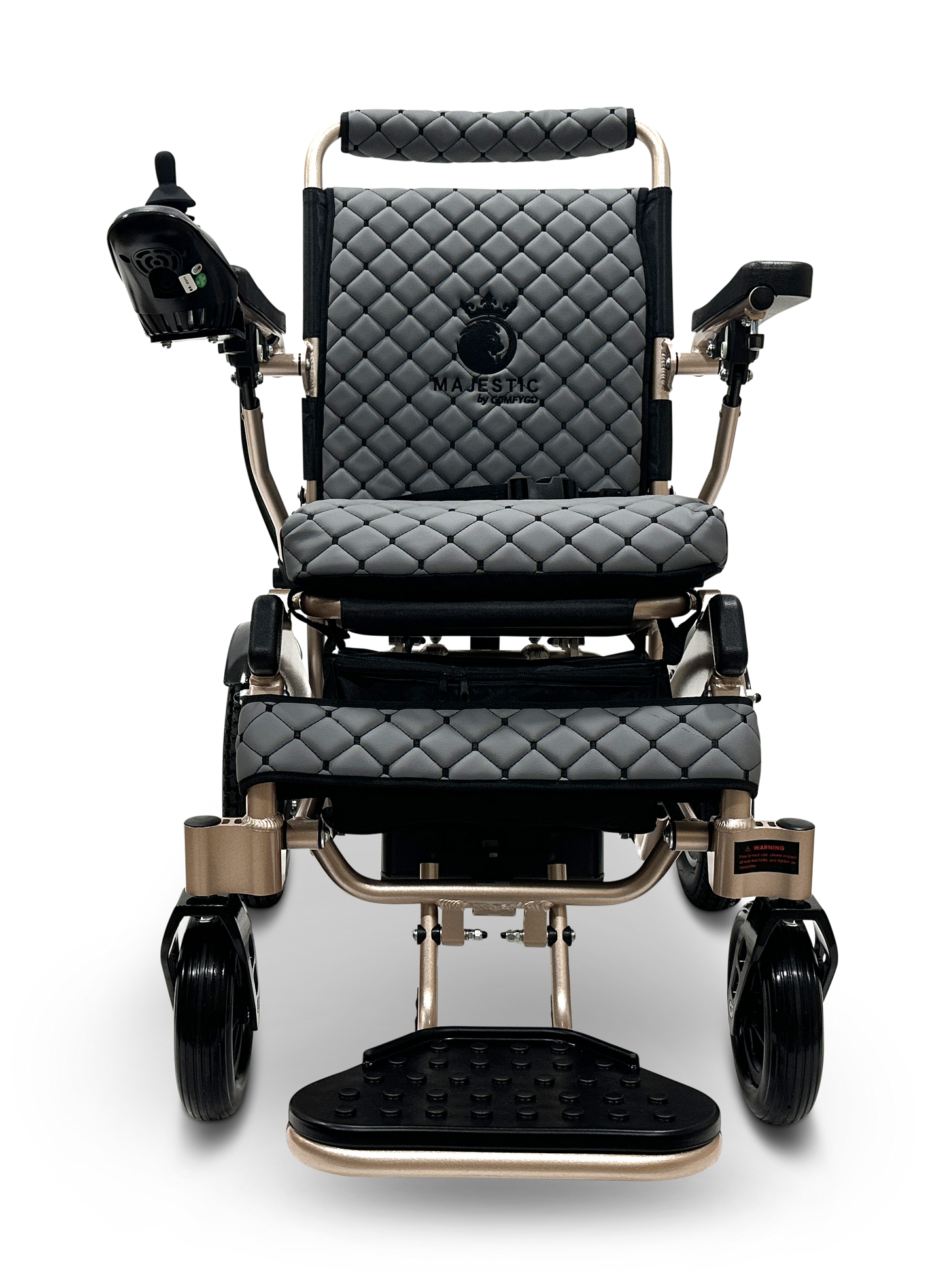 MAJESTIC IQ-8000 Remote Controlled Lightweight Electric Wheelchair Bronze Gray