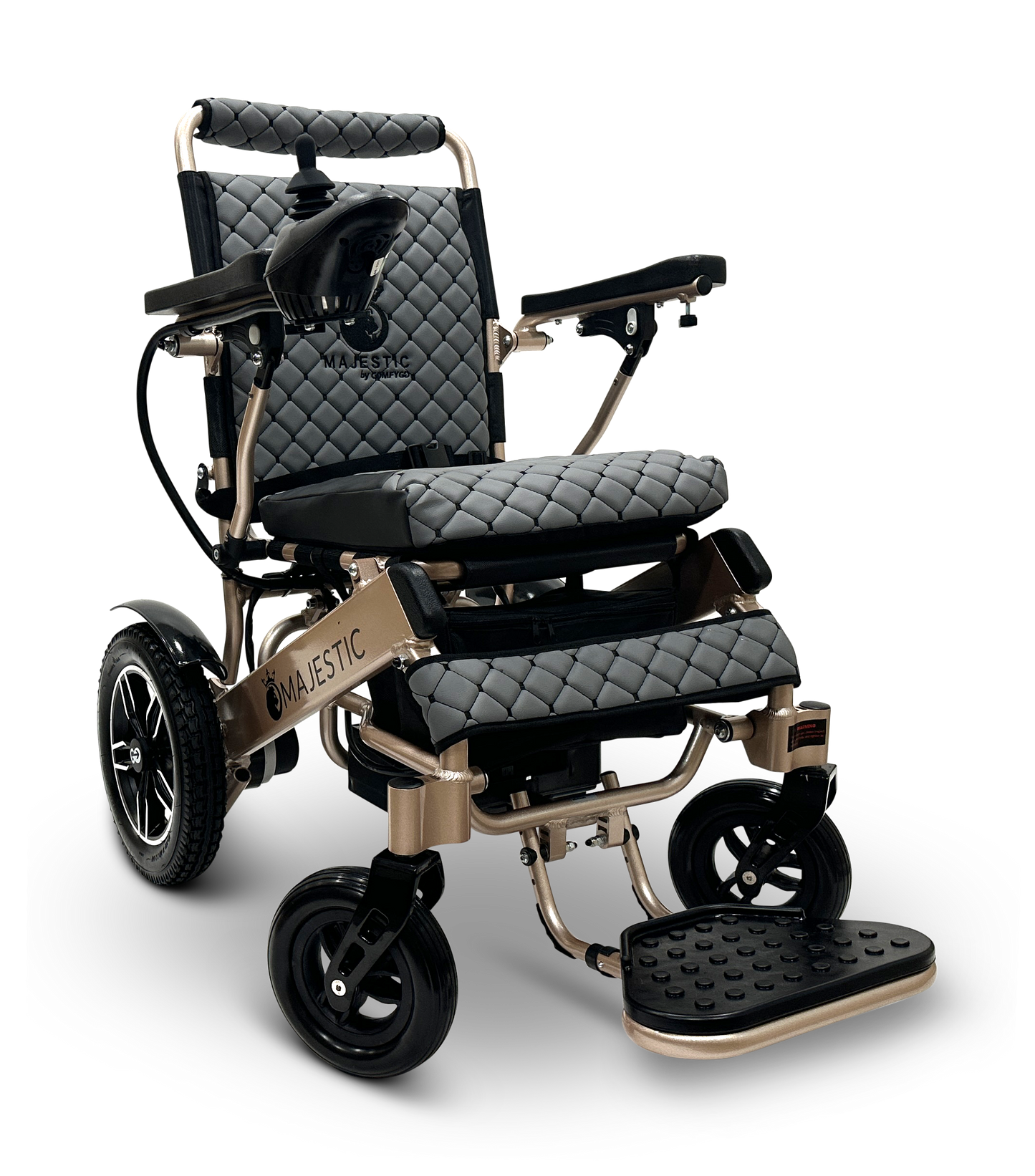 MAJESTIC IQ-8000 Remote Controlled Lightweight Electric Wheelchair Bronze Gray