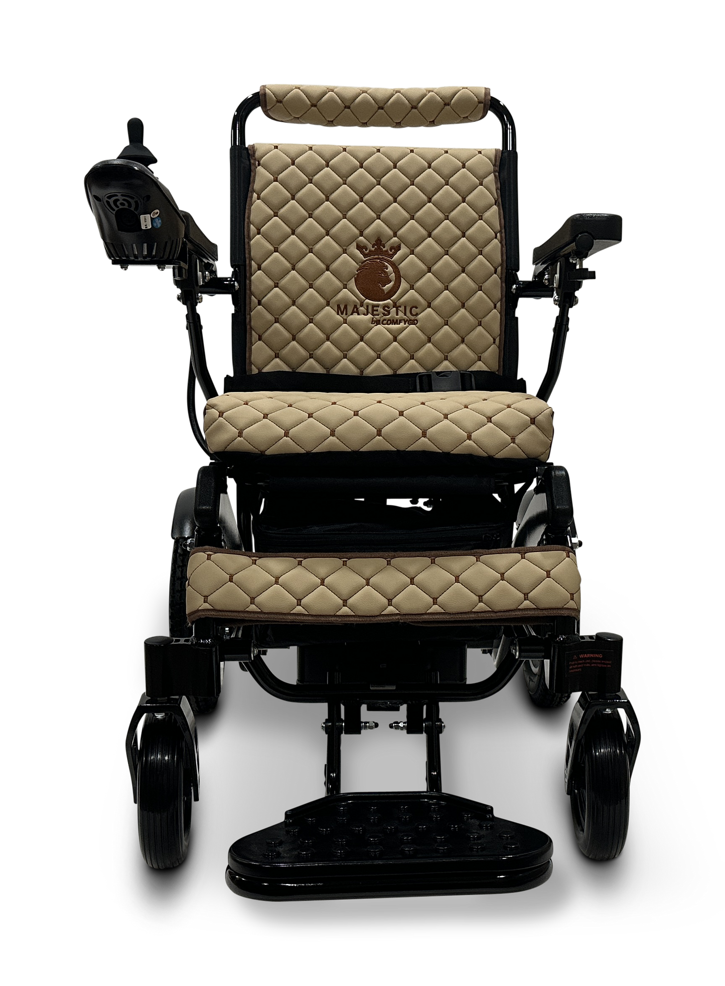 MAJESTIC IQ-8000 Remote Controlled Lightweight Electric Wheelchair Black Coffee