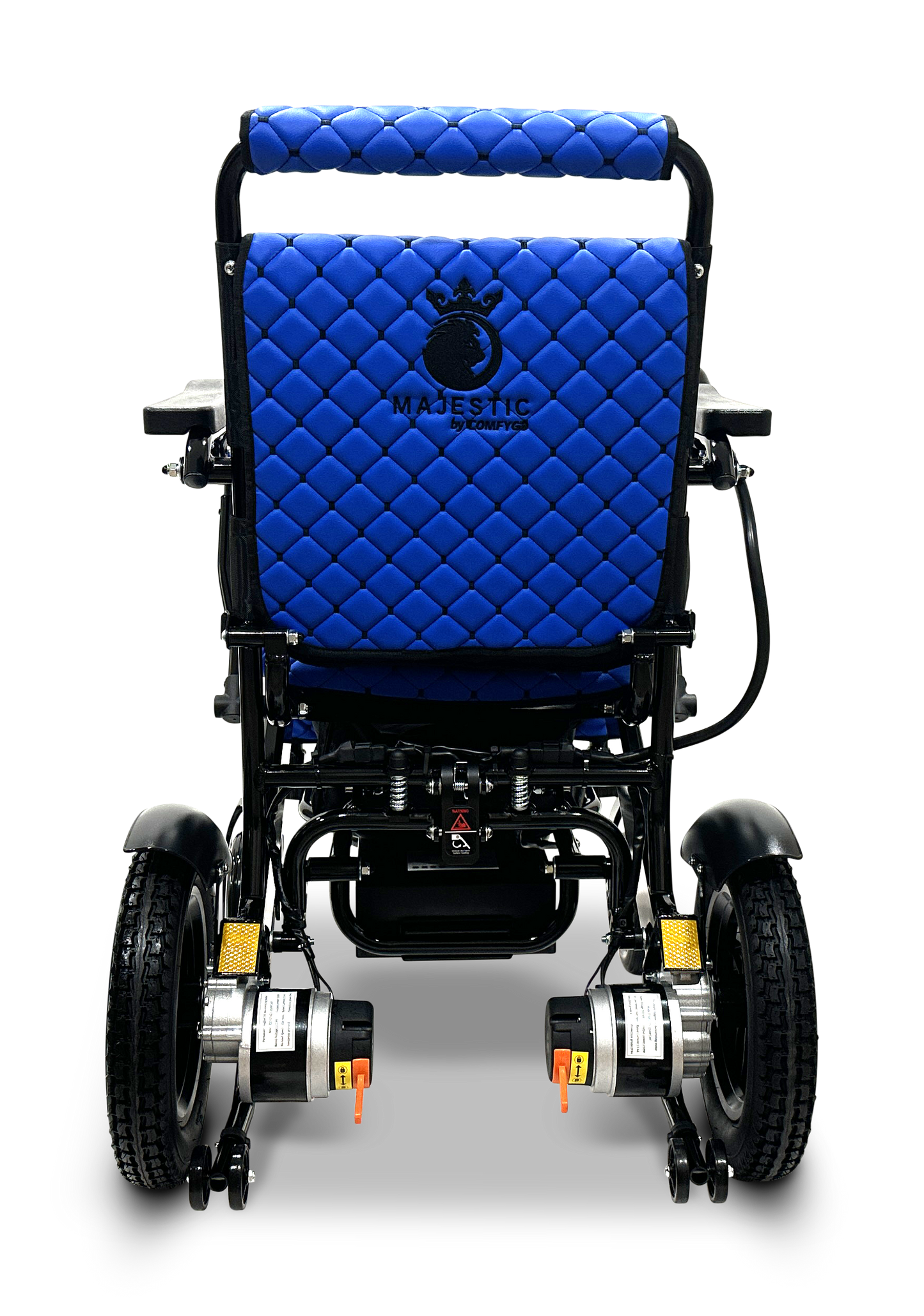 MAJESTIC IQ-8000 Remote Controlled Lightweight Electric Wheelchair Black Blue