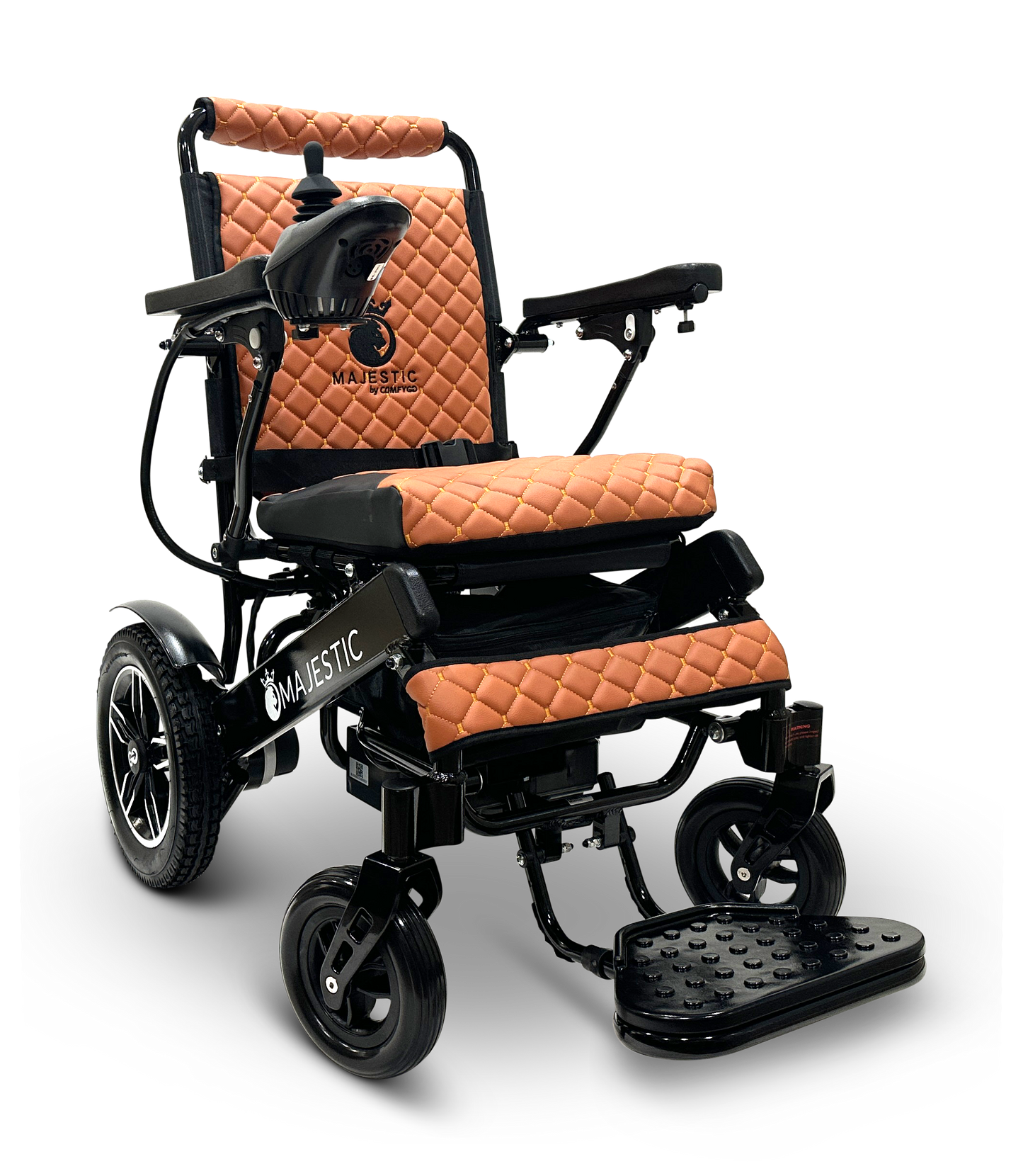 MAJESTIC IQ-8000 Remote Controlled Lightweight Electric Wheelchair Black Taba