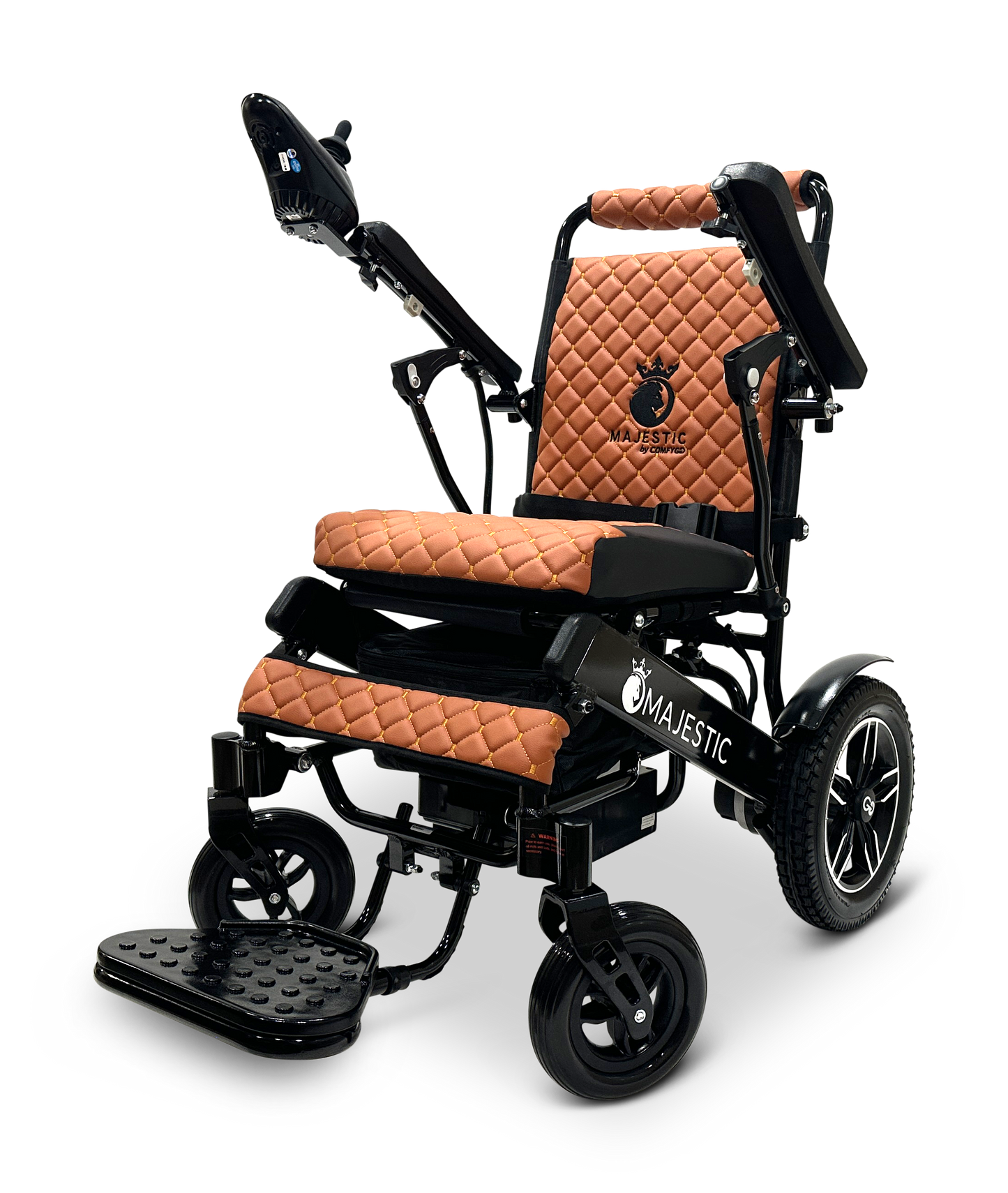 MAJESTIC IQ-8000 Remote Controlled Lightweight Electric Wheelchair Black Taba