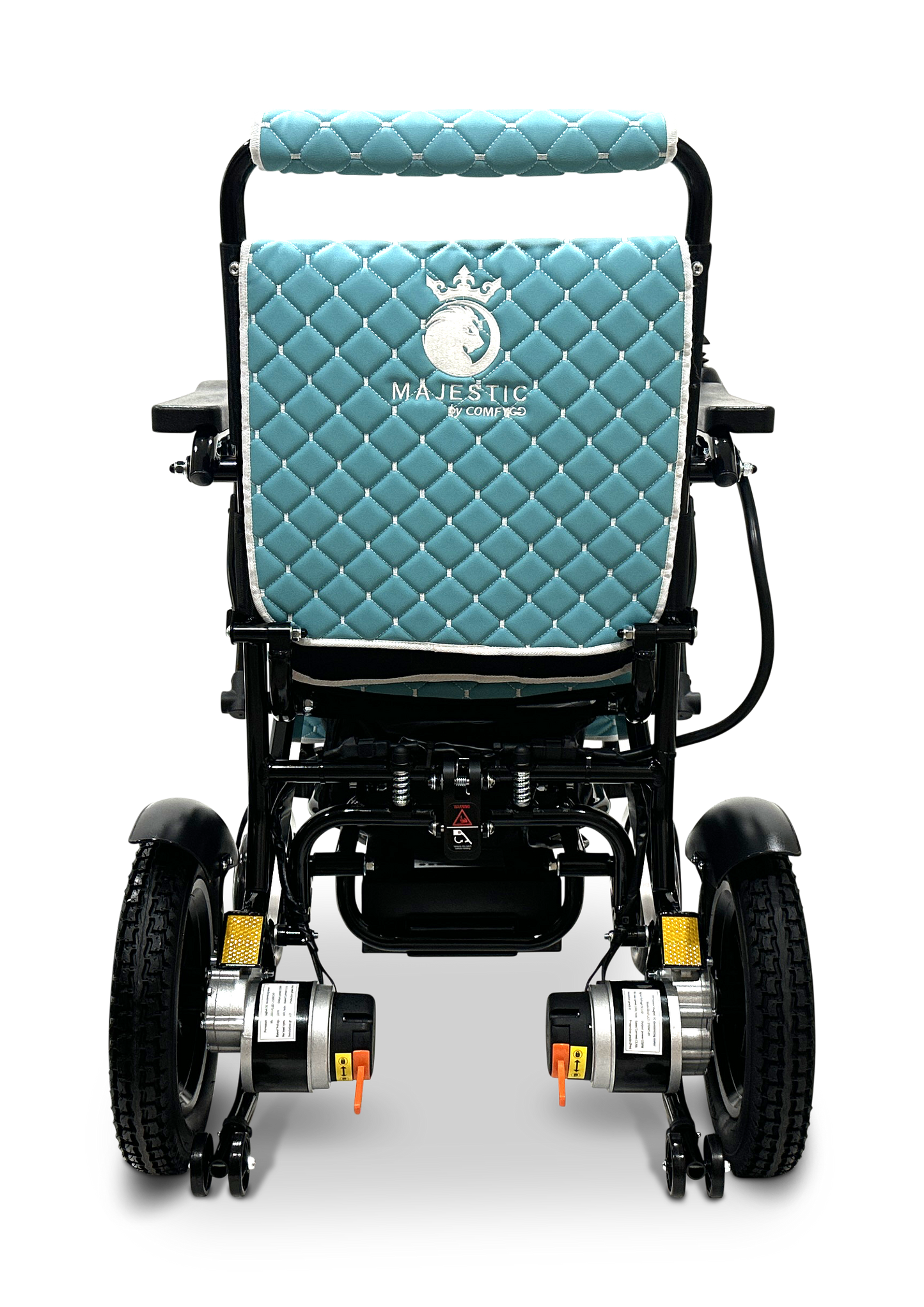 MAJESTIC IQ-8000 Remote Controlled Lightweight Electric Wheelchair Black Teal
