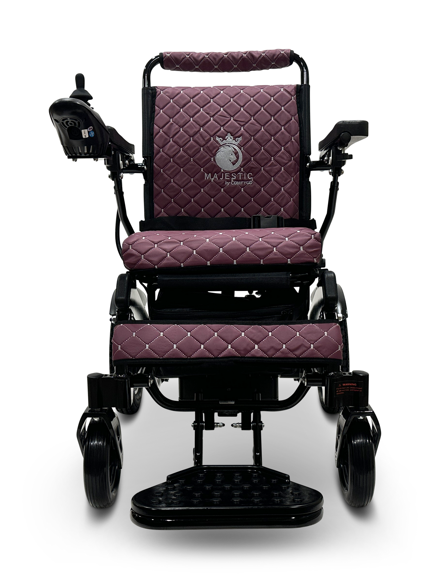 MAJESTIC IQ-8000 Remote Controlled Lightweight Electric Wheelchair Black Purple
