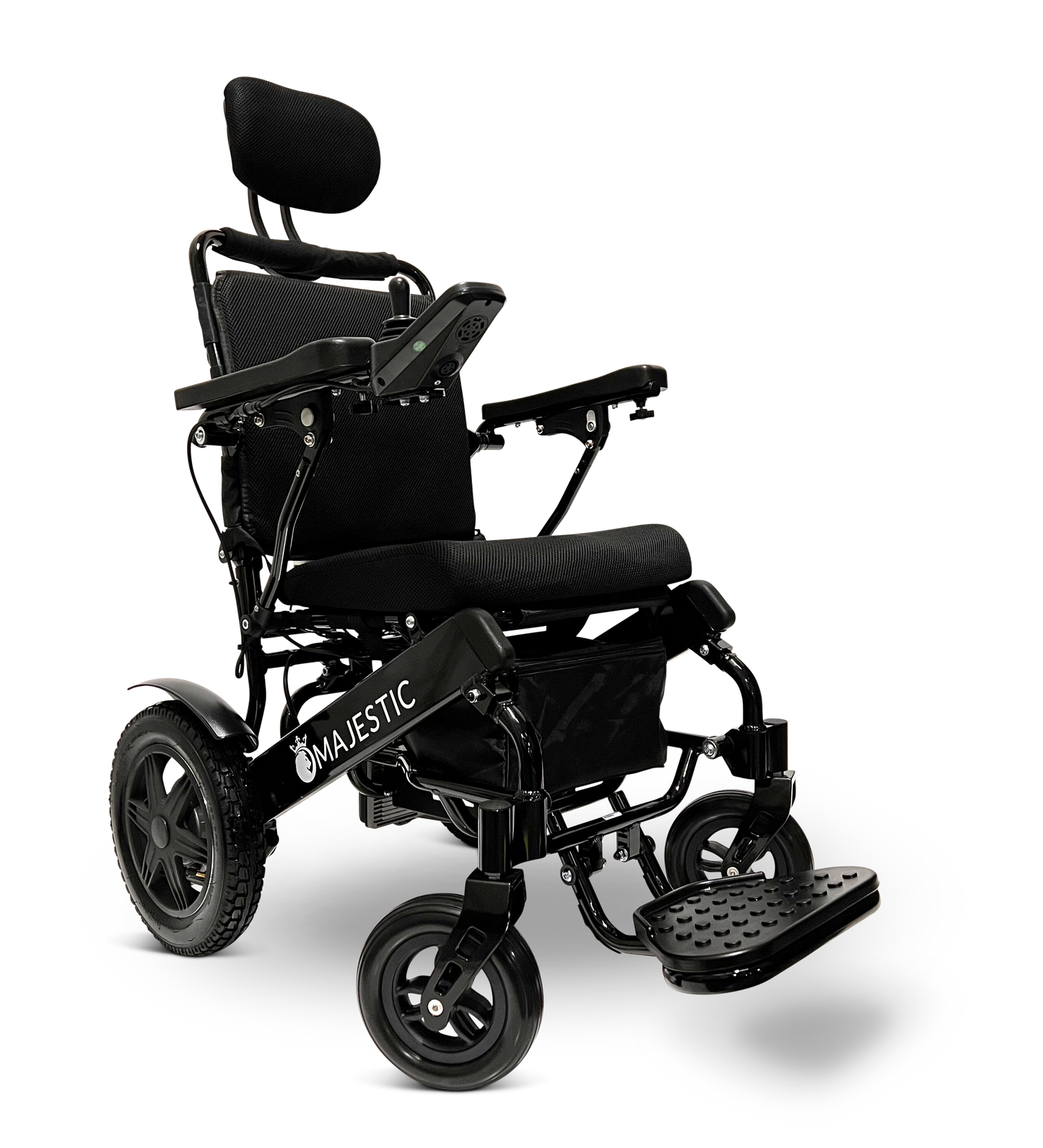 MAJESTIC IQ-9000 Auto Recline Remote Controlled Electric Wheelchair Black Standard